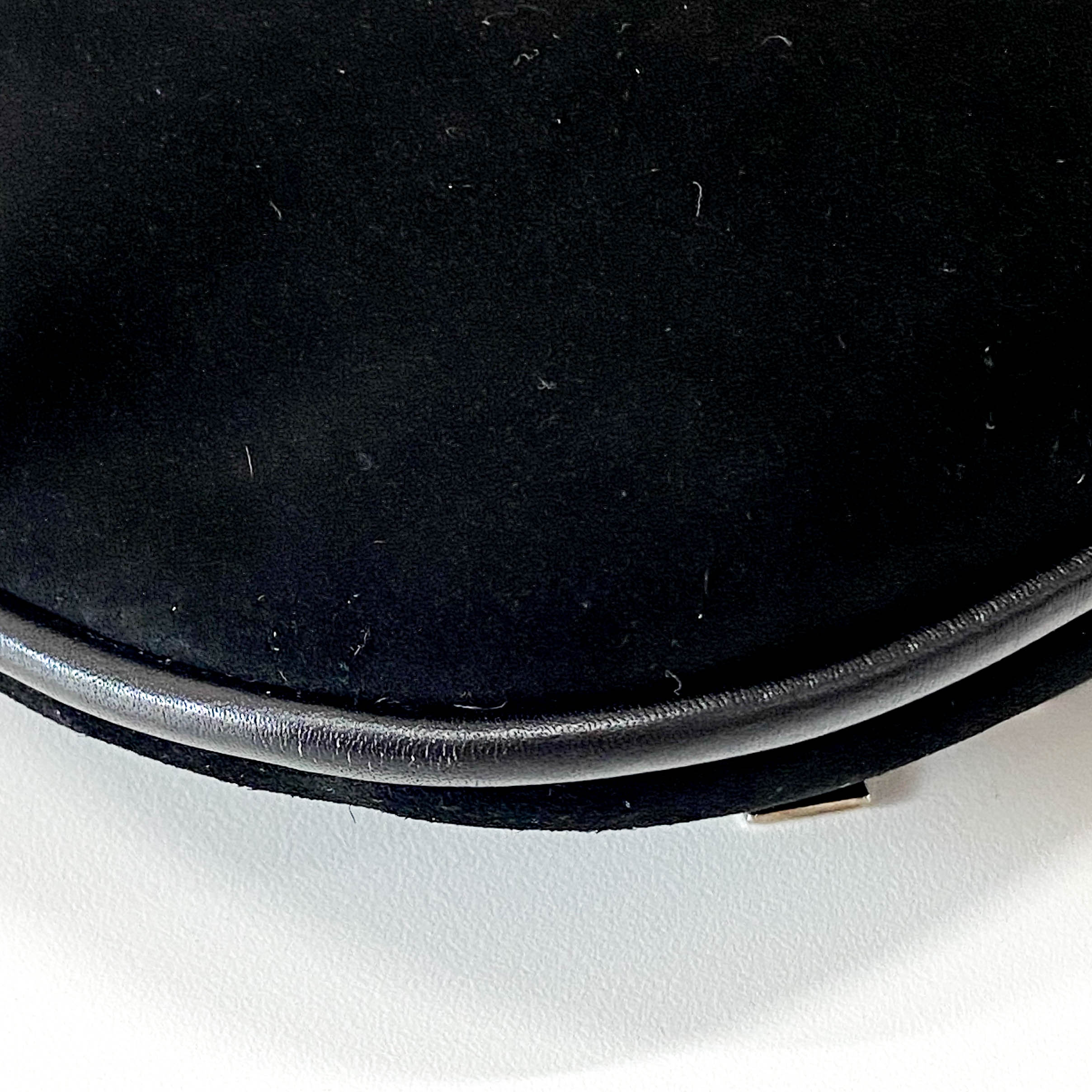 Black Suede Shoulder Bag