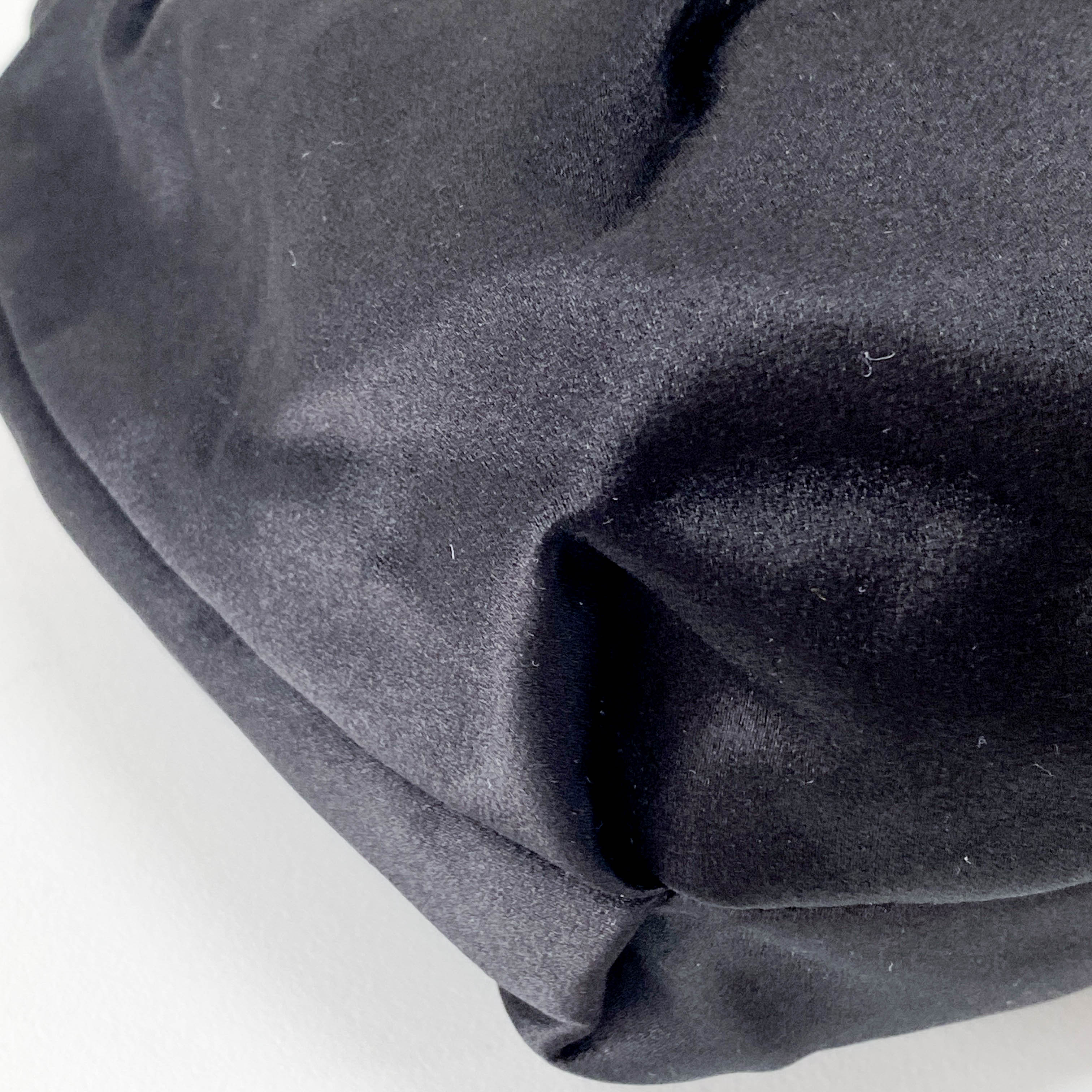 Archive Black Satin Clutch Bag