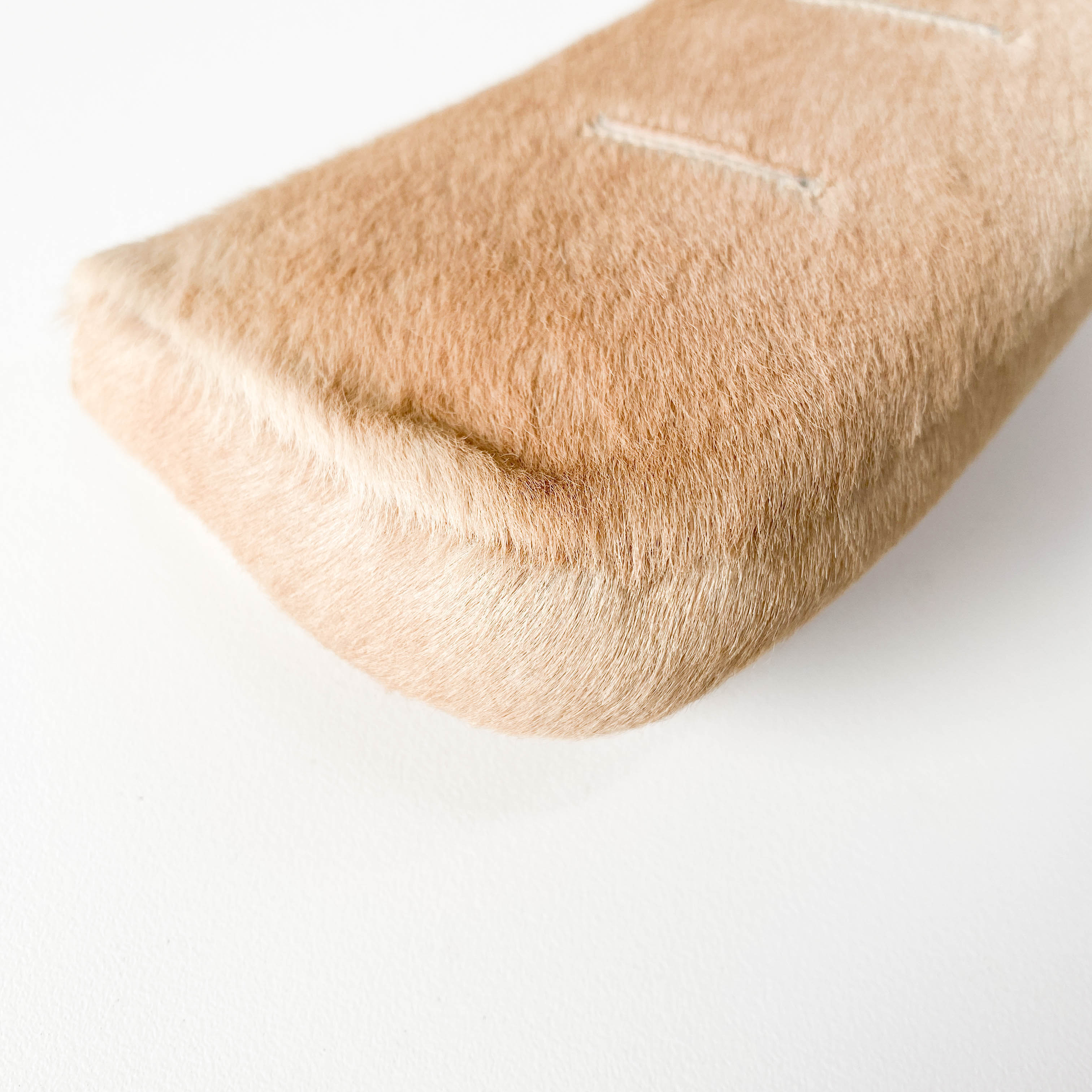 Pony Hair Beige Pouch