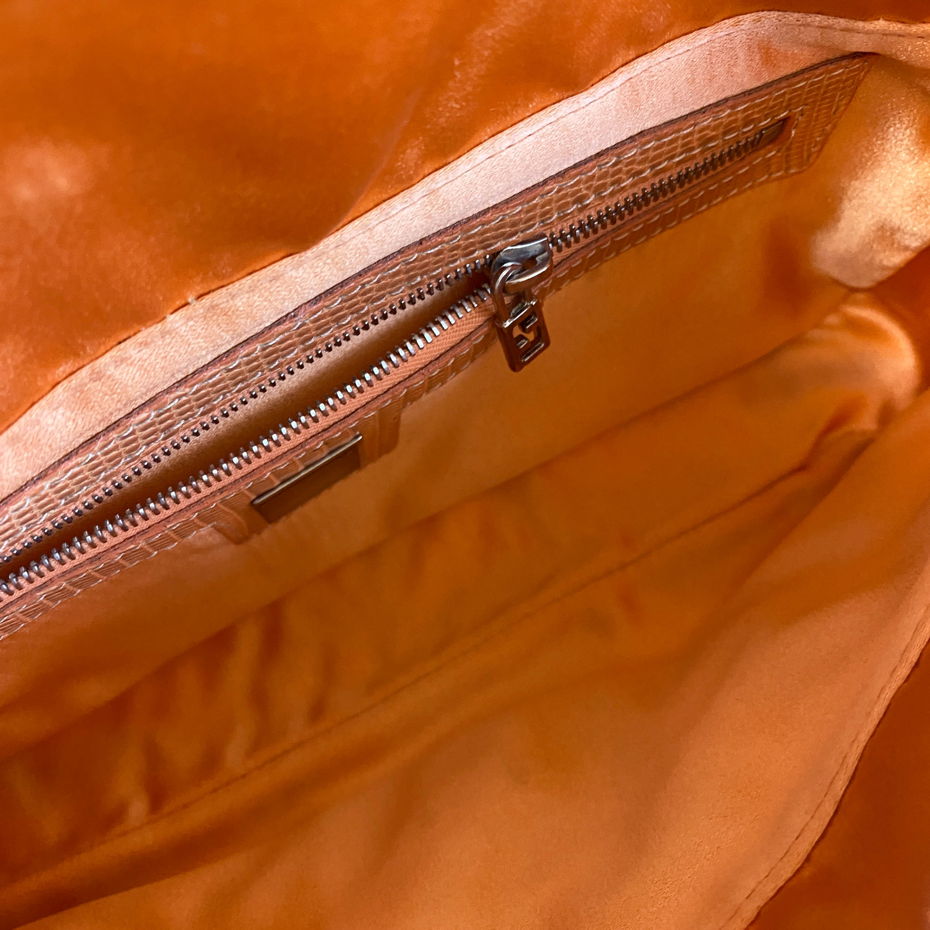 Baguette Beads White Orange Blue Shoulder Bag