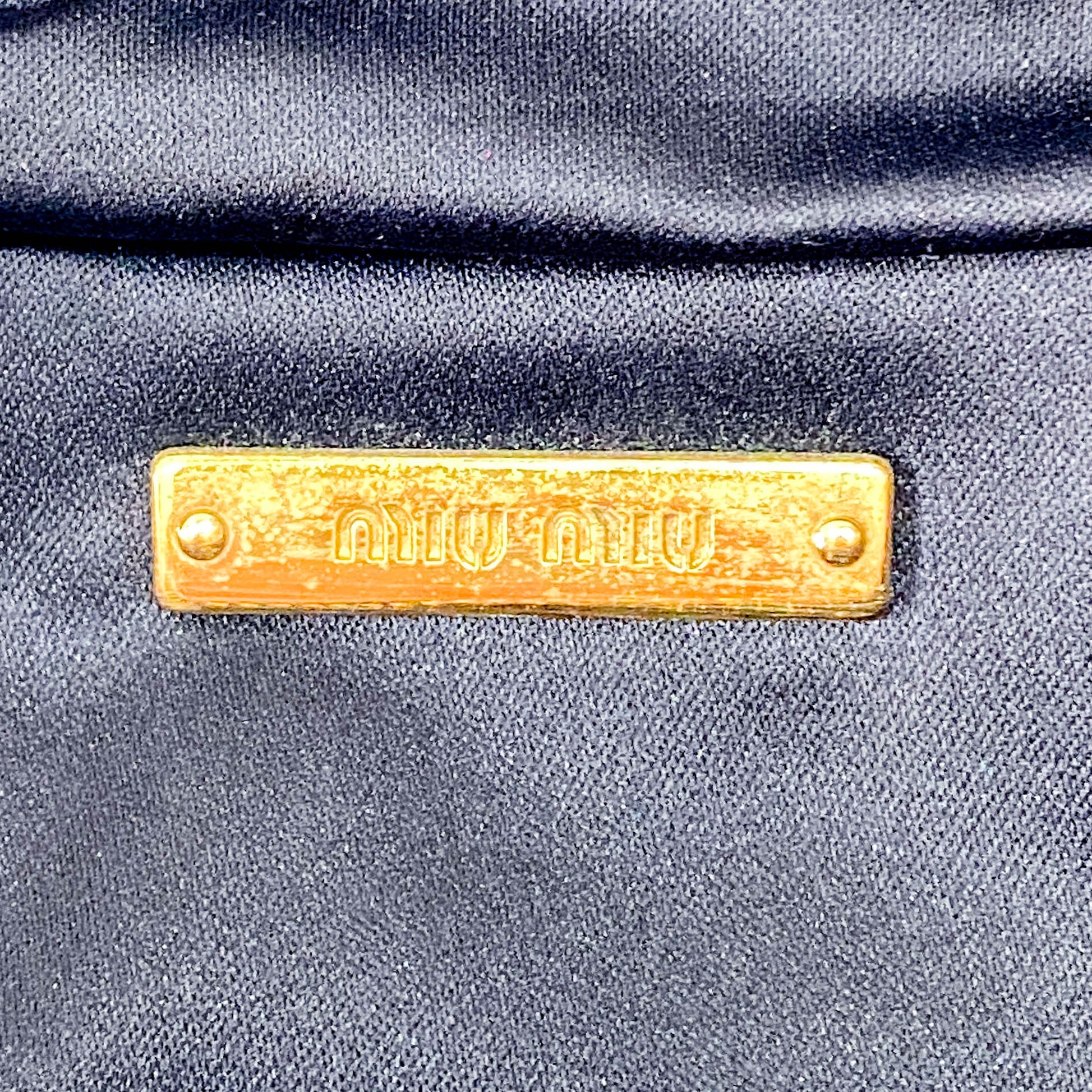 Archive Black Satin Clutch Bag