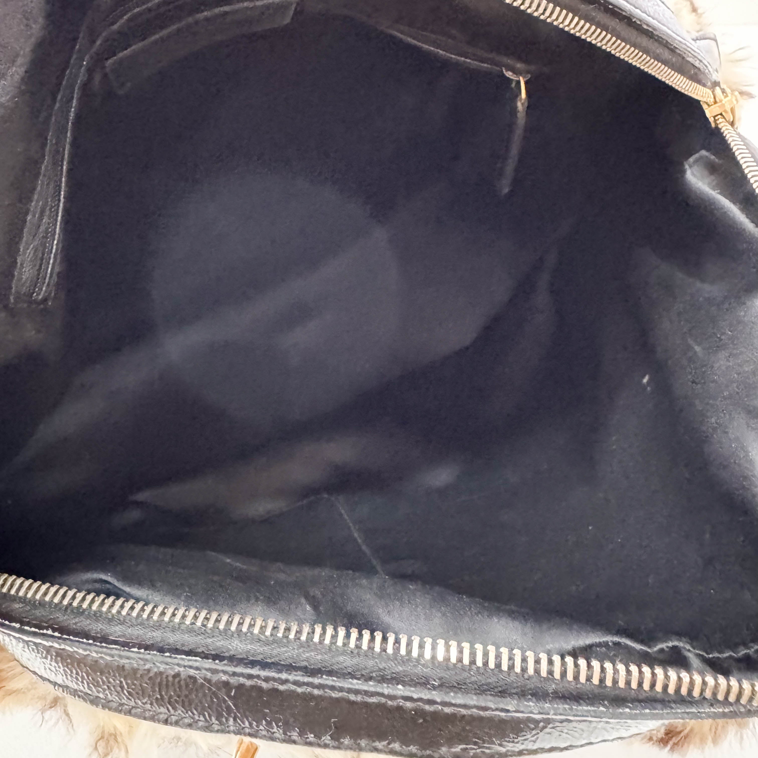 Muse Leopard Print Fur Handbag