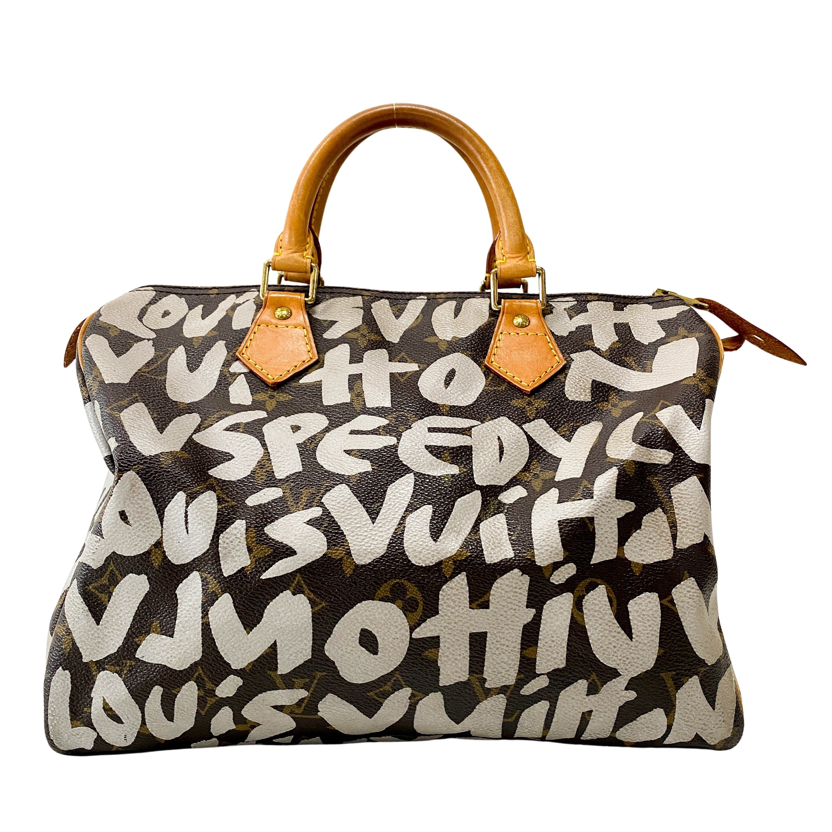 Stephen Sprouse Monogram Graffiti Speedy 30 White