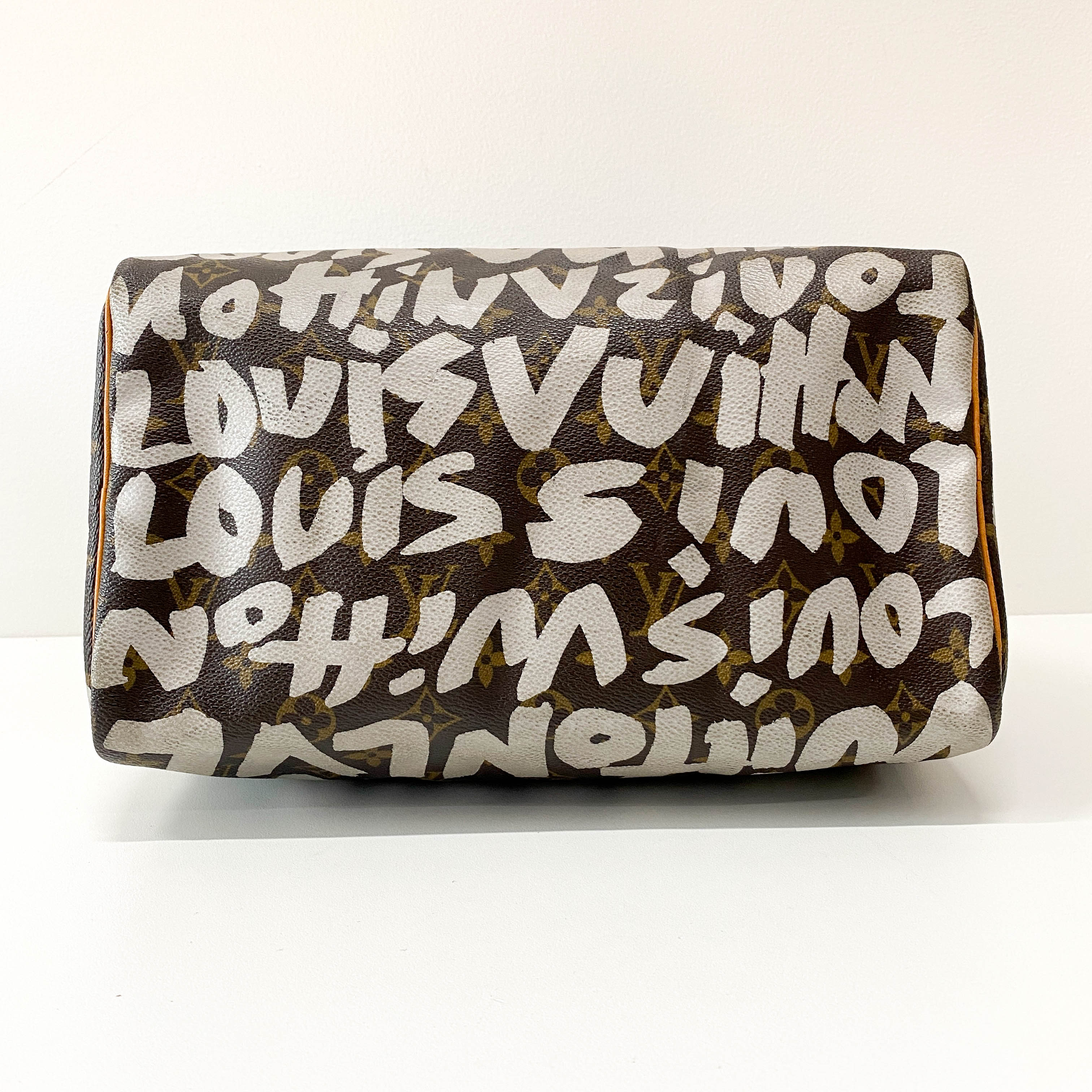 Stephen Sprouse Monogram Graffiti Speedy 30 White