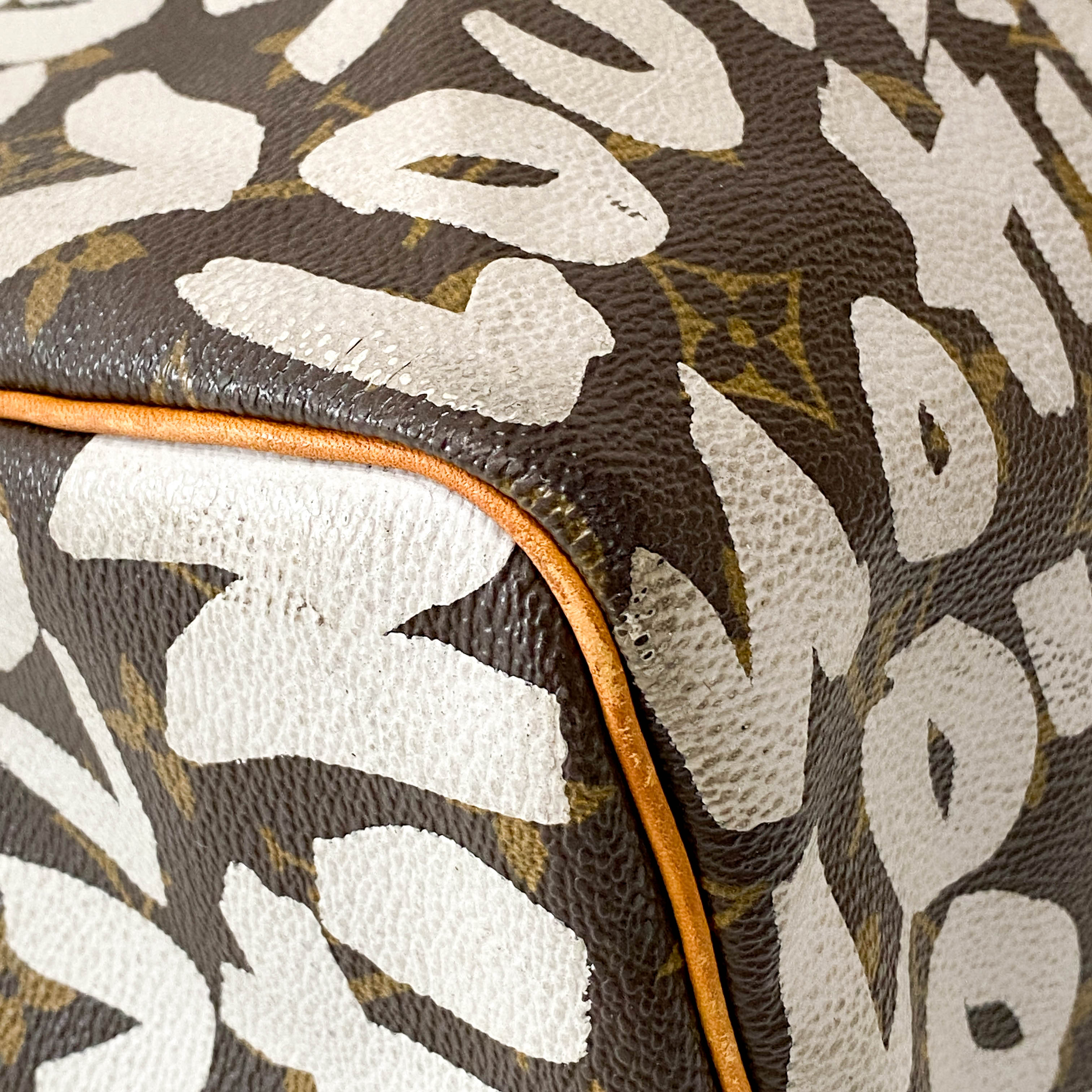 Stephen Sprouse Monogram Graffiti Speedy 30 White