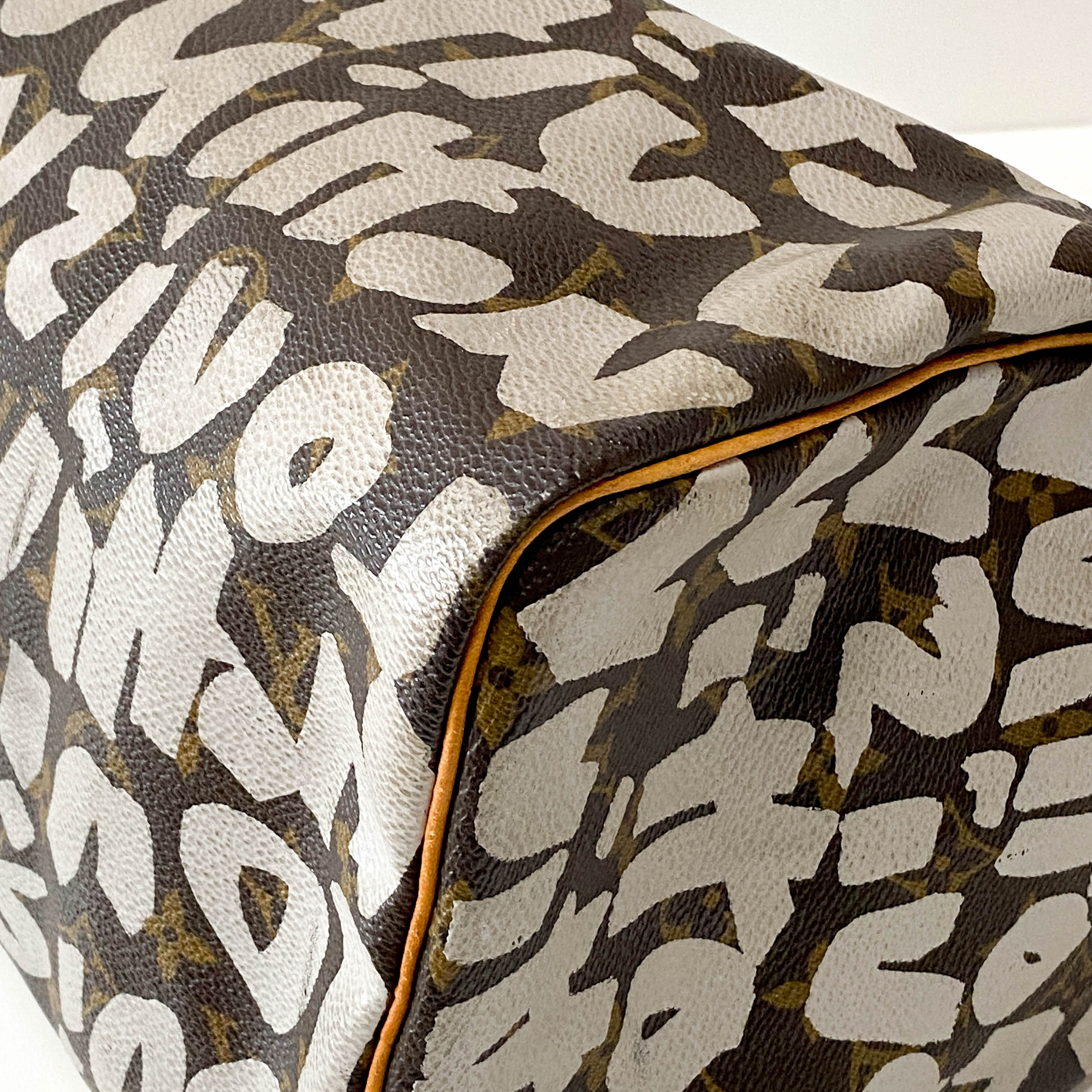 Stephen Sprouse Monogram Graffiti Speedy 30 White