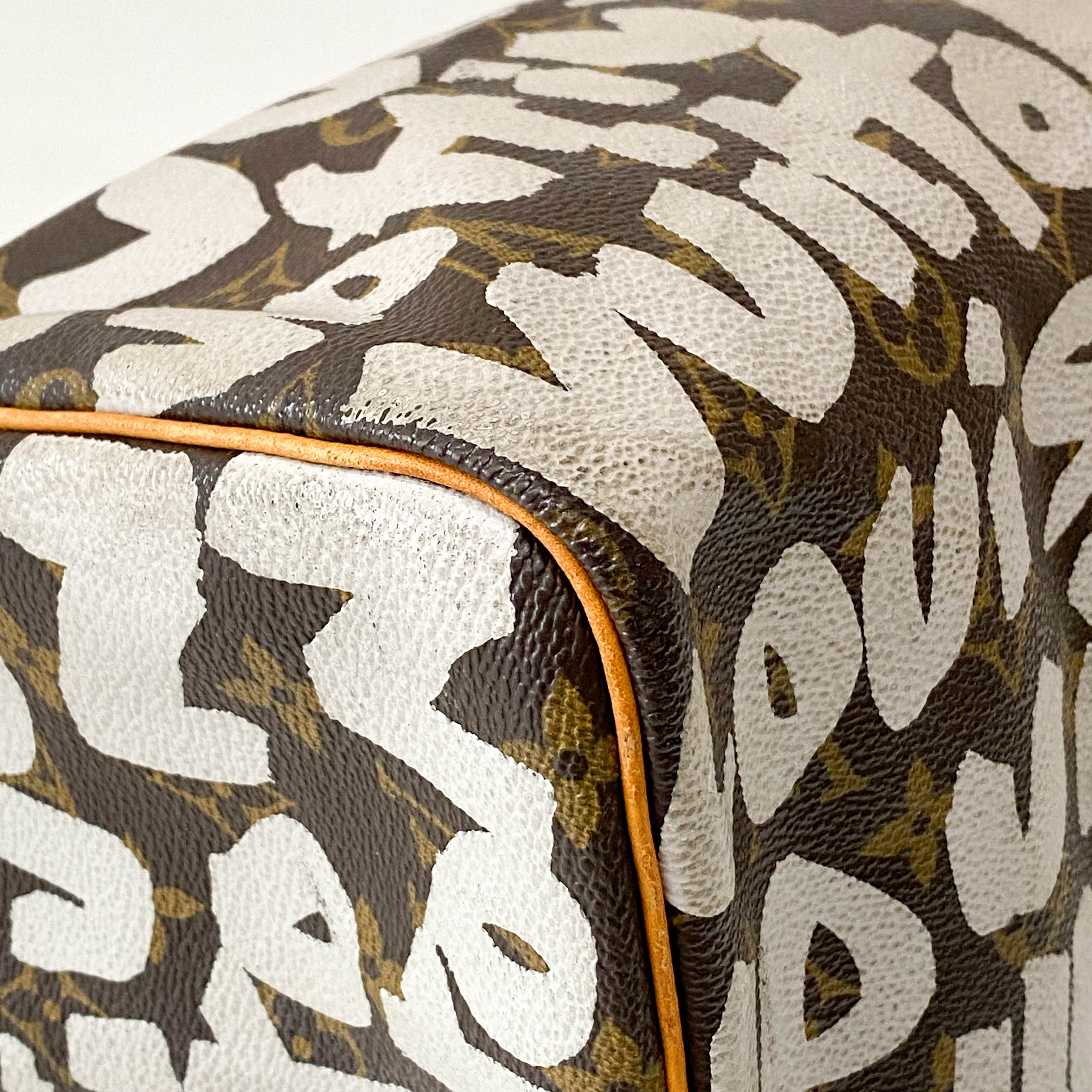 Stephen Sprouse Monogram Graffiti Speedy 30 White