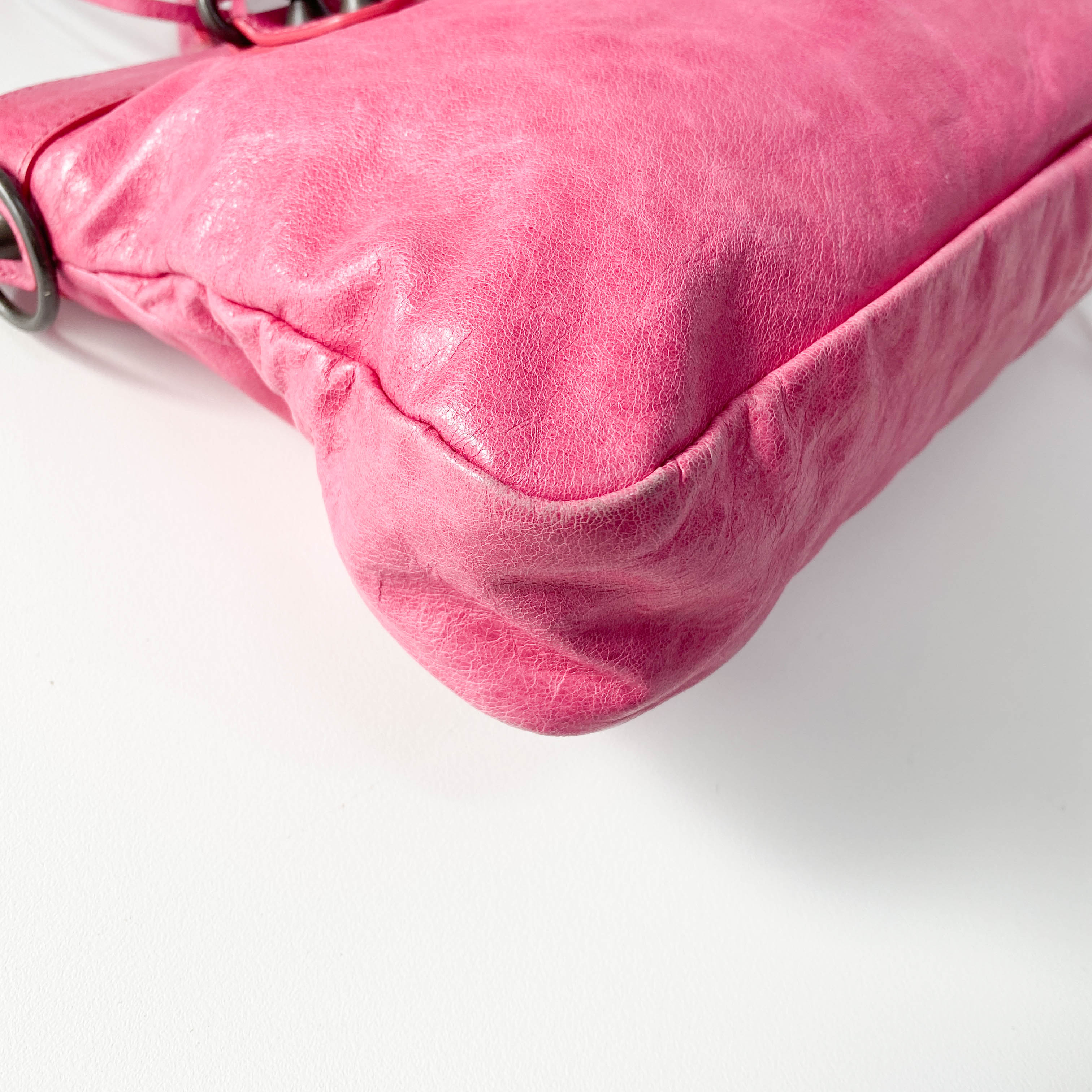 Le City Pink Leather Bag