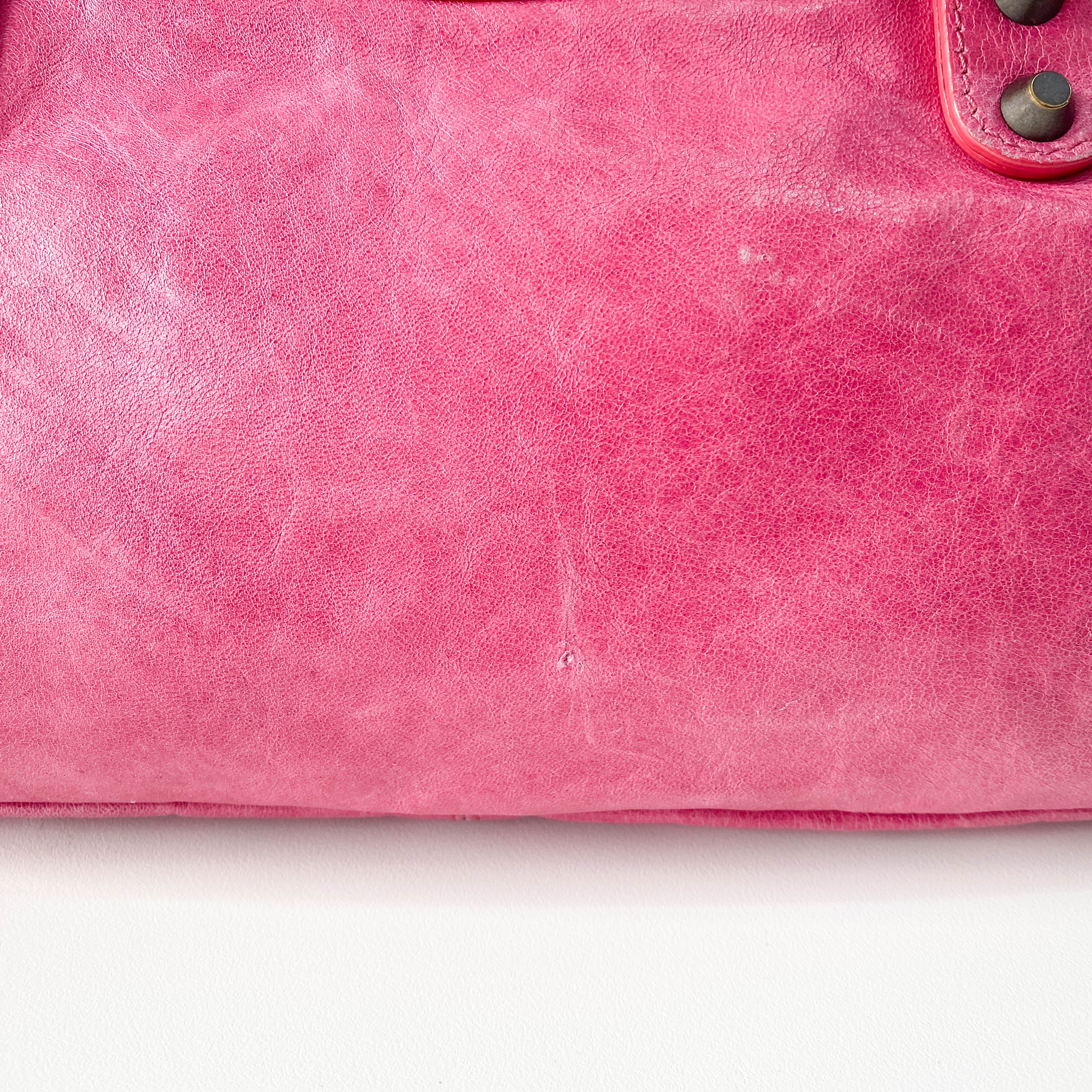 Le City Pink Leather Bag