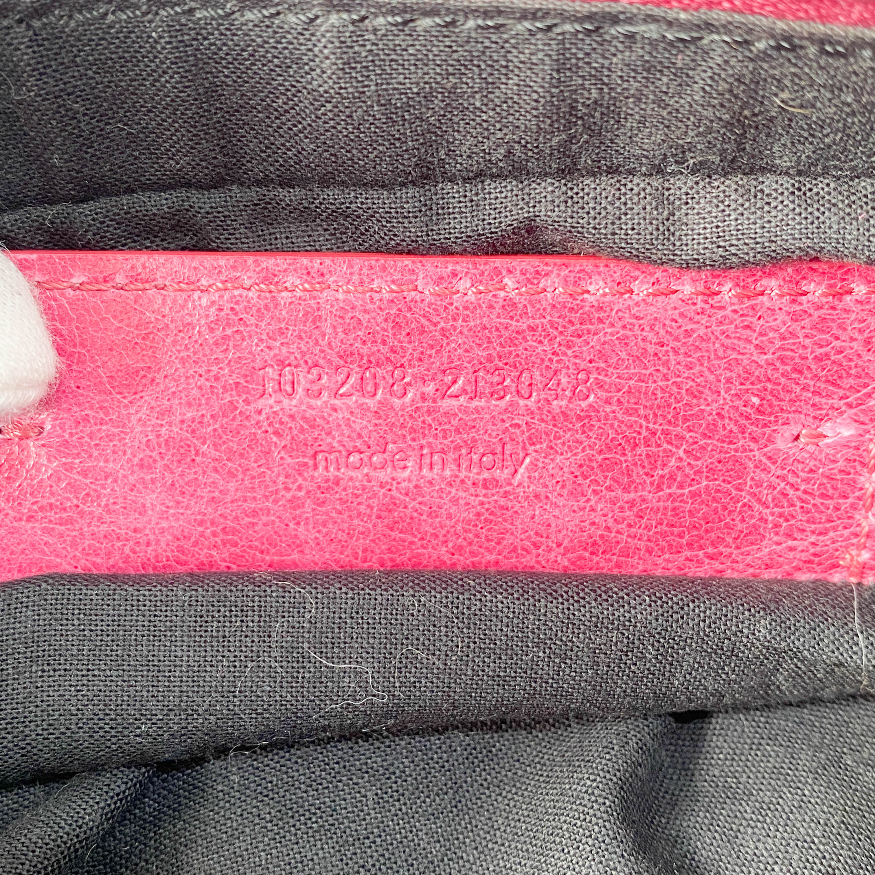 Le City Pink Leather Bag