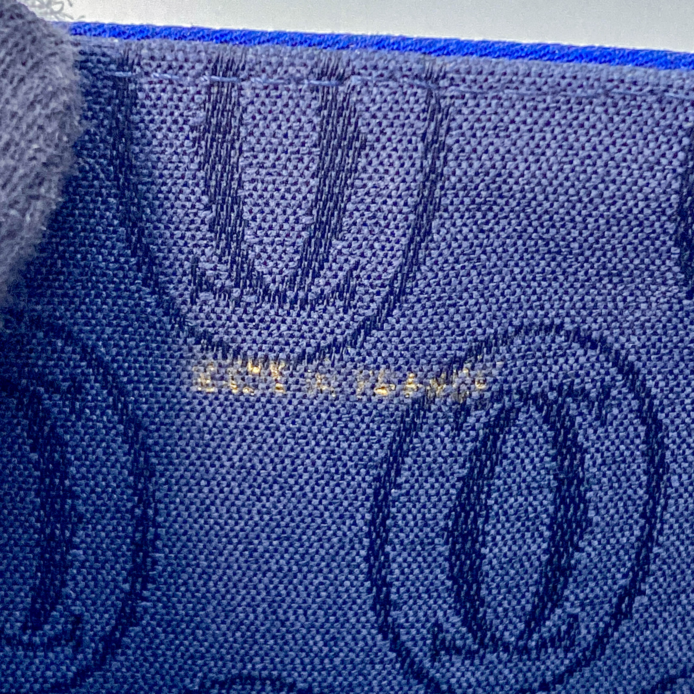 Mini Blue Floral Silk Shoulder Bag