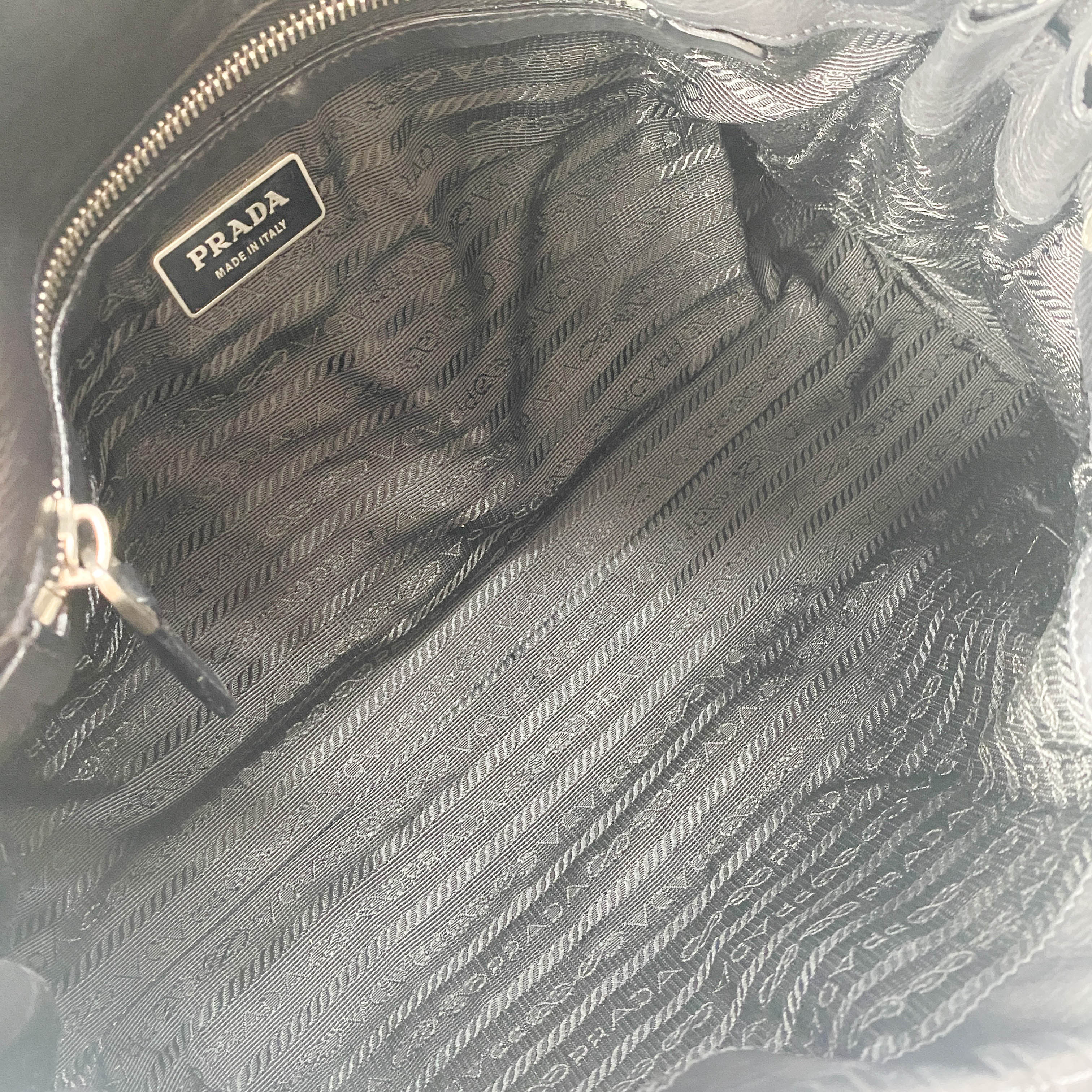 Black Leather with Silver Studs Bag