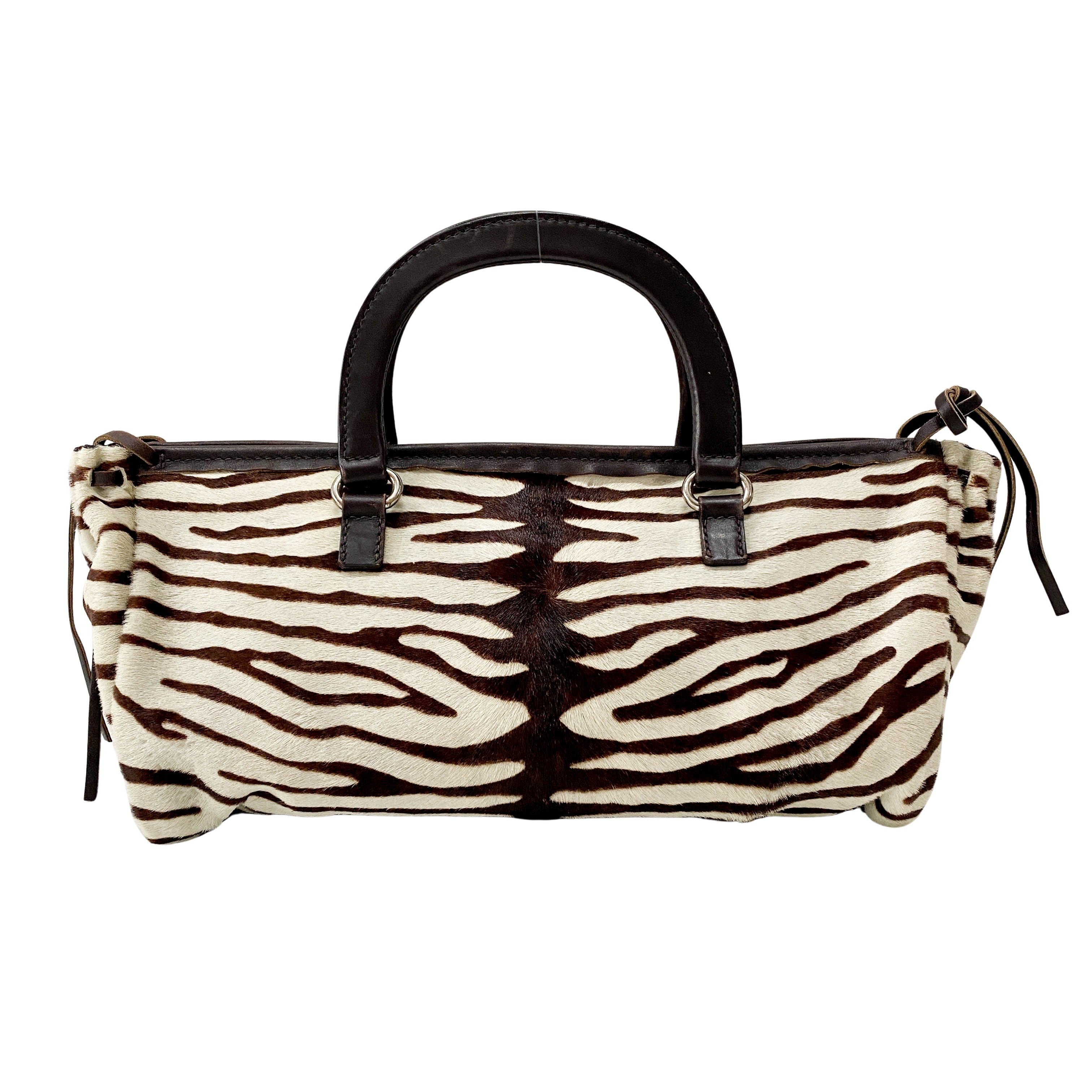 Neutral Pony Hair Handbag