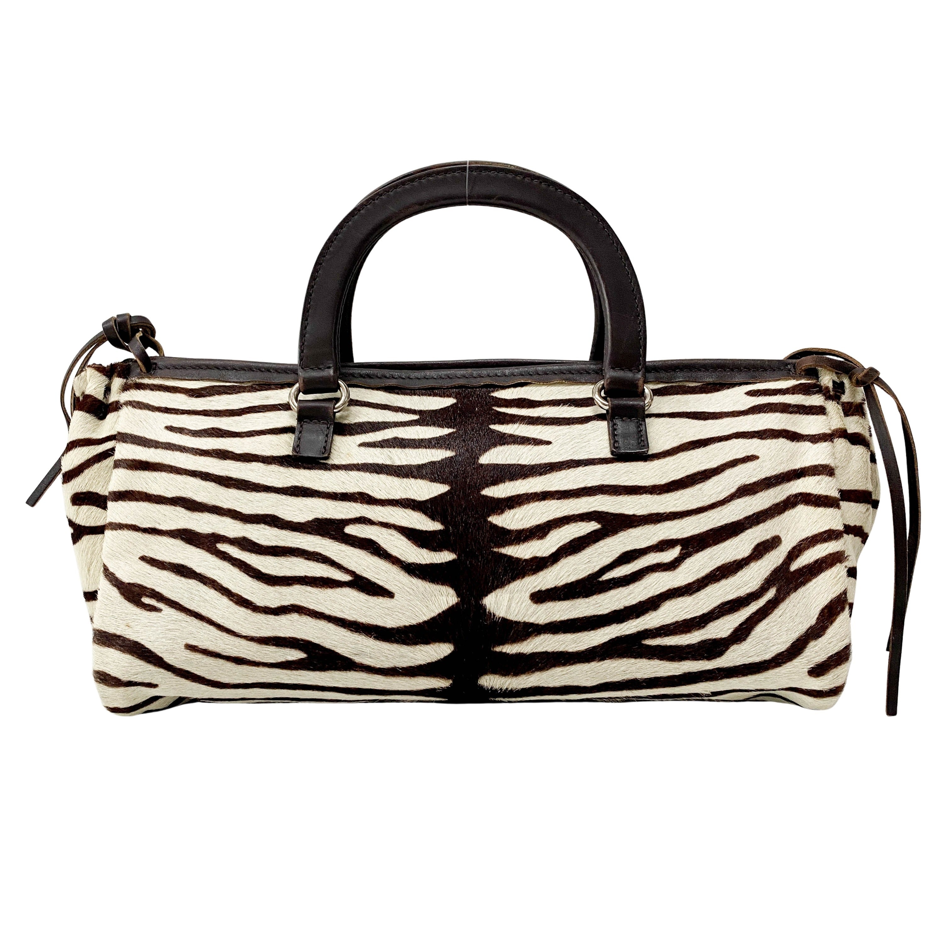 Neutral Pony Hair Handbag