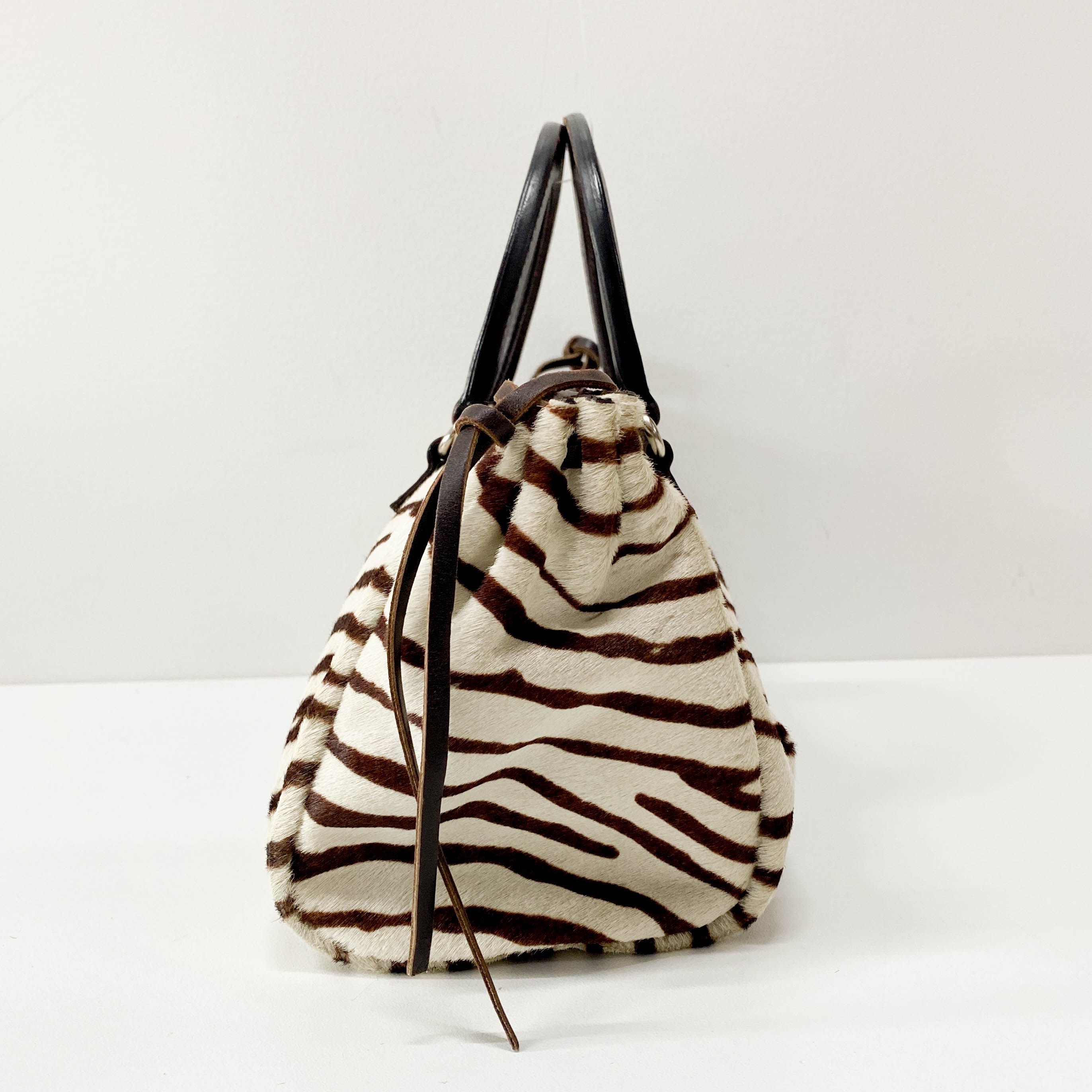 Neutral Pony Hair Handbag