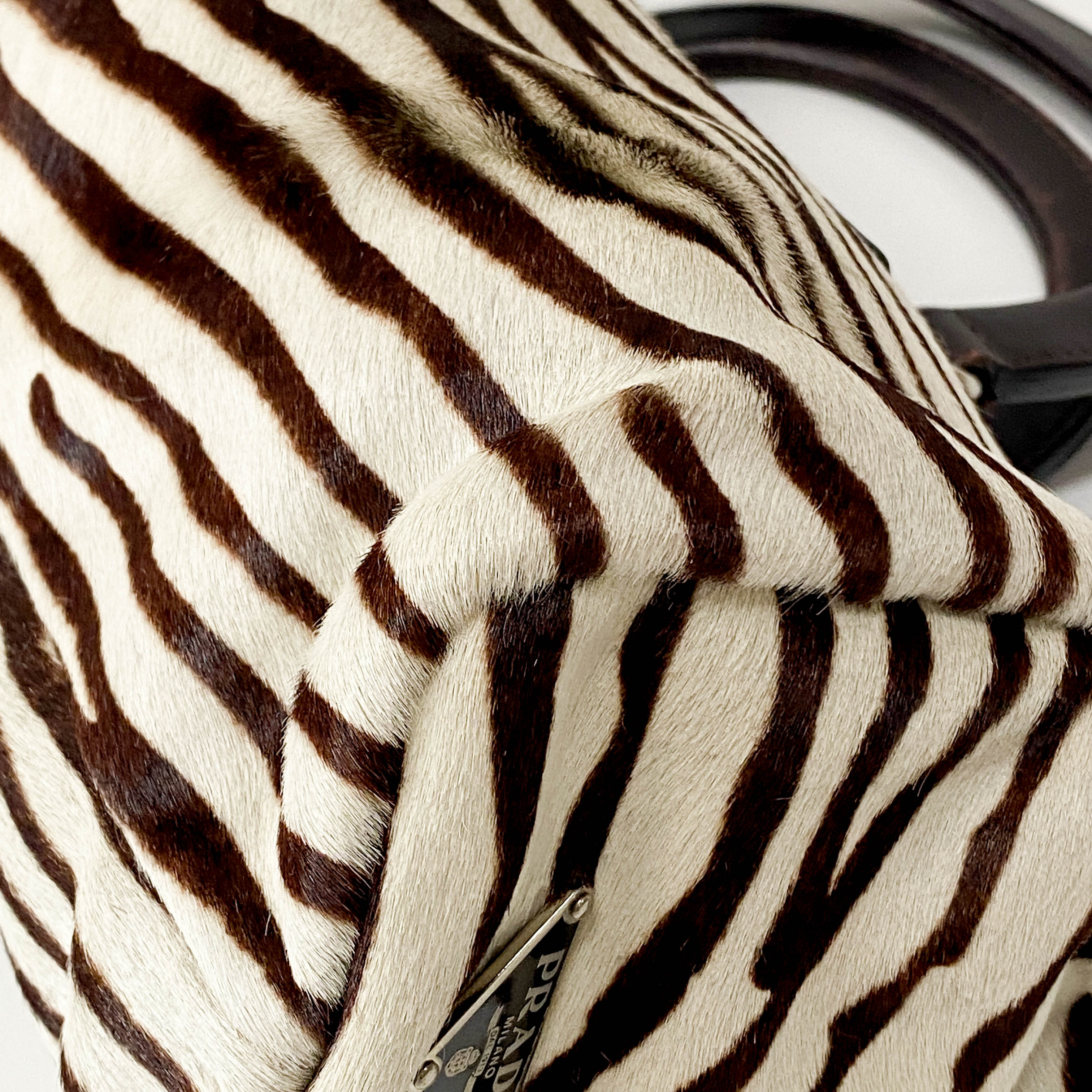 Neutral Pony Hair Handbag