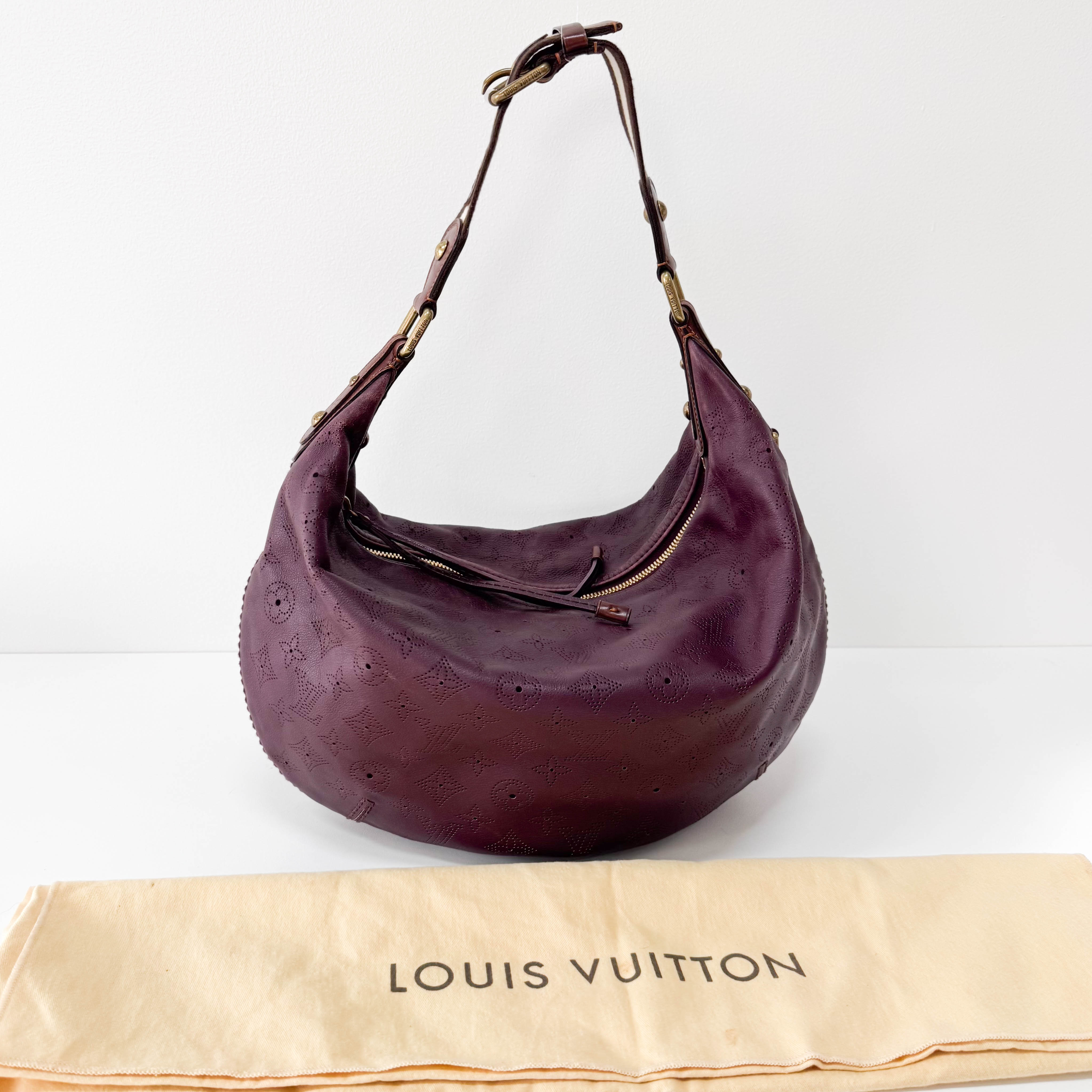 Purple Monogram Leather Limited Edition Onatah Bag