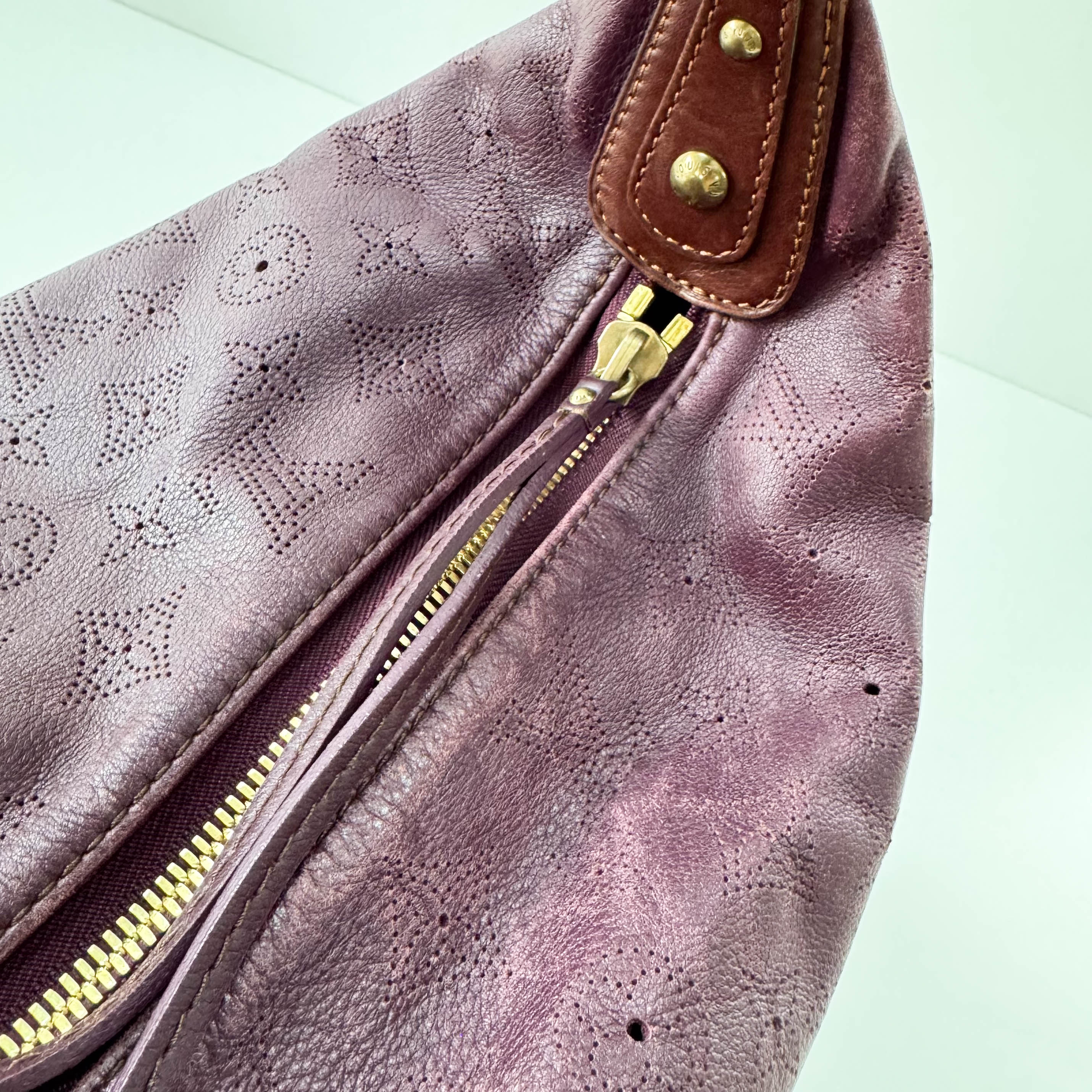 Purple Monogram Leather Limited Edition Onatah Bag