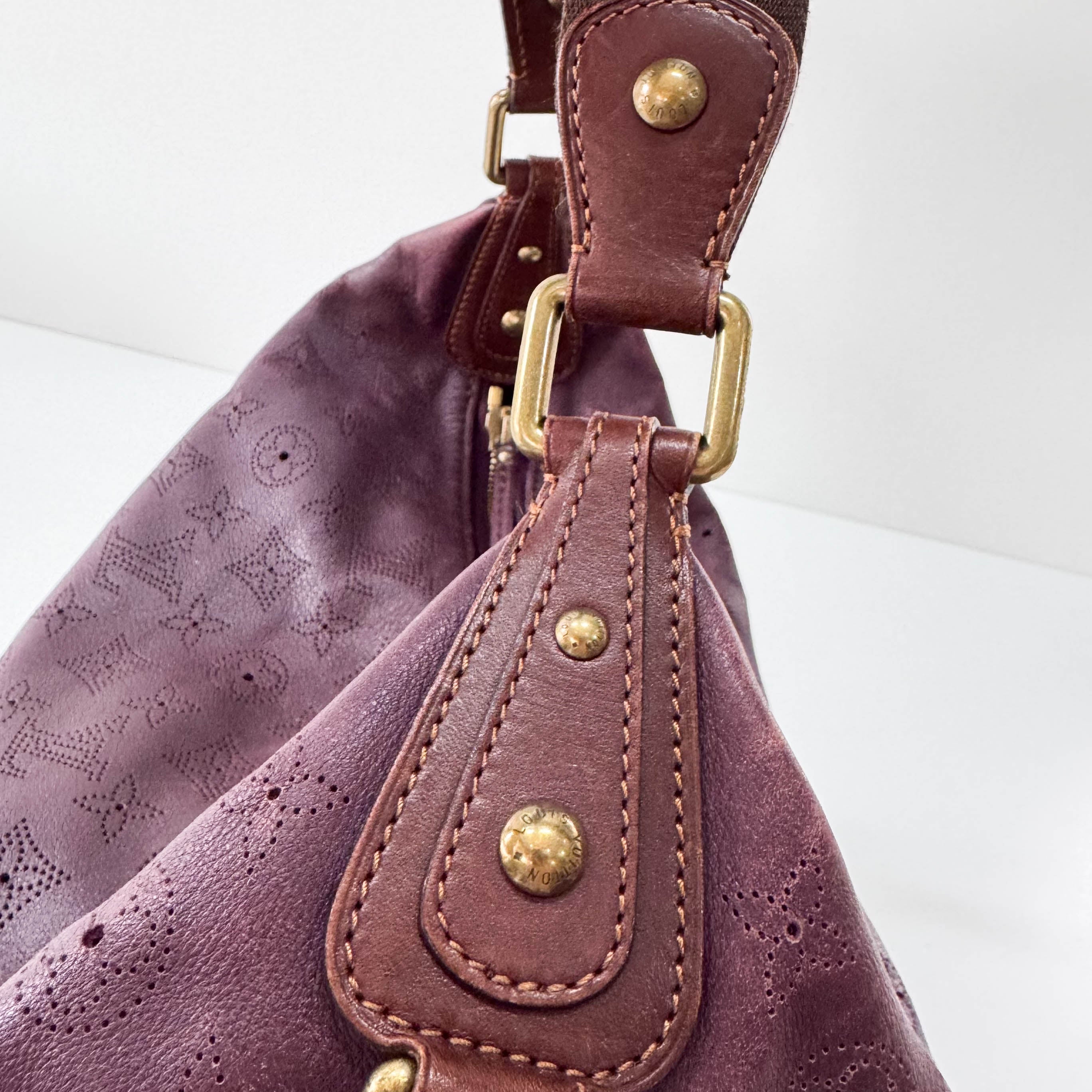 Purple Monogram Leather Limited Edition Onatah Bag