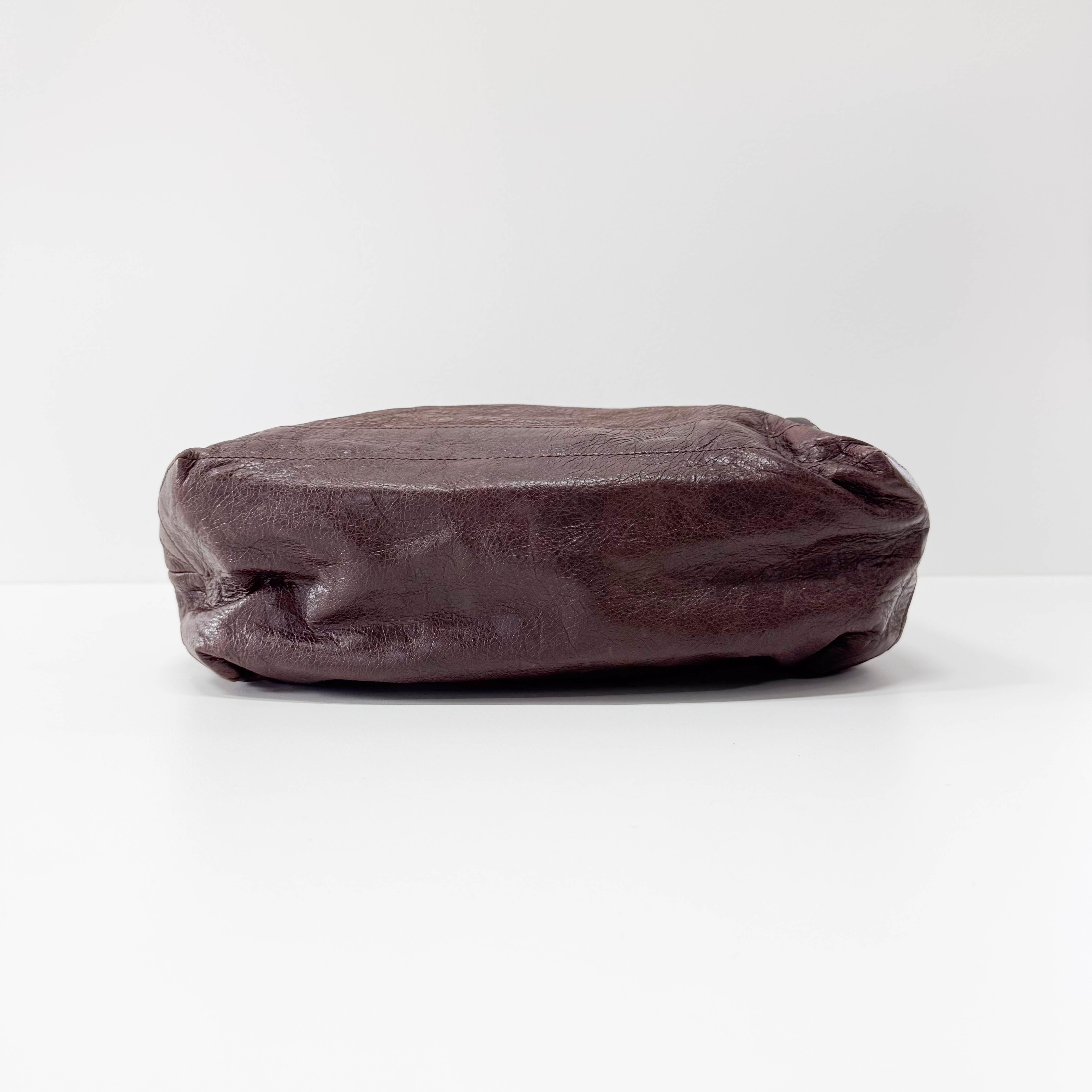 The Day Brown Leather Tote Shoulder Bag