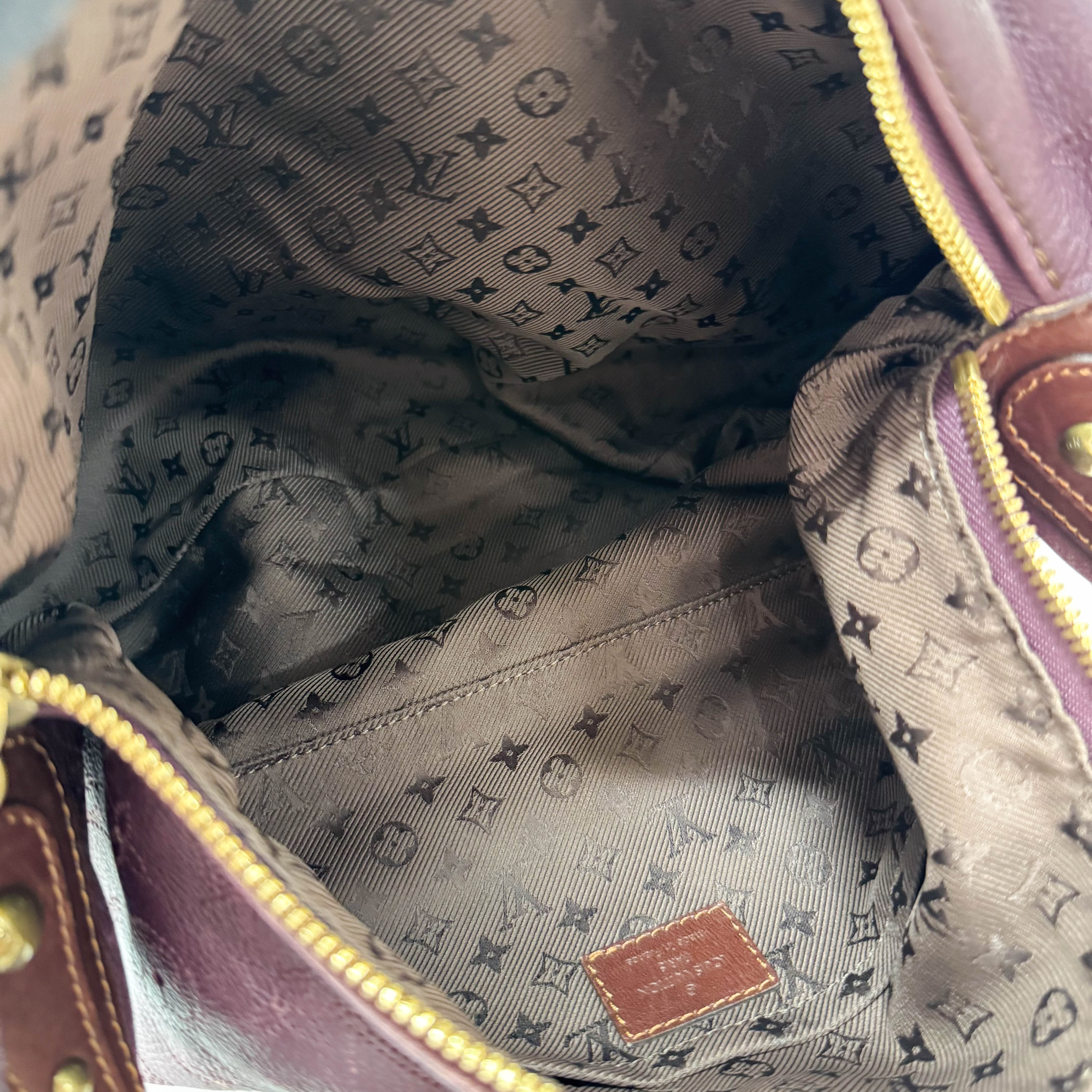 Purple Monogram Leather Limited Edition Onatah Bag