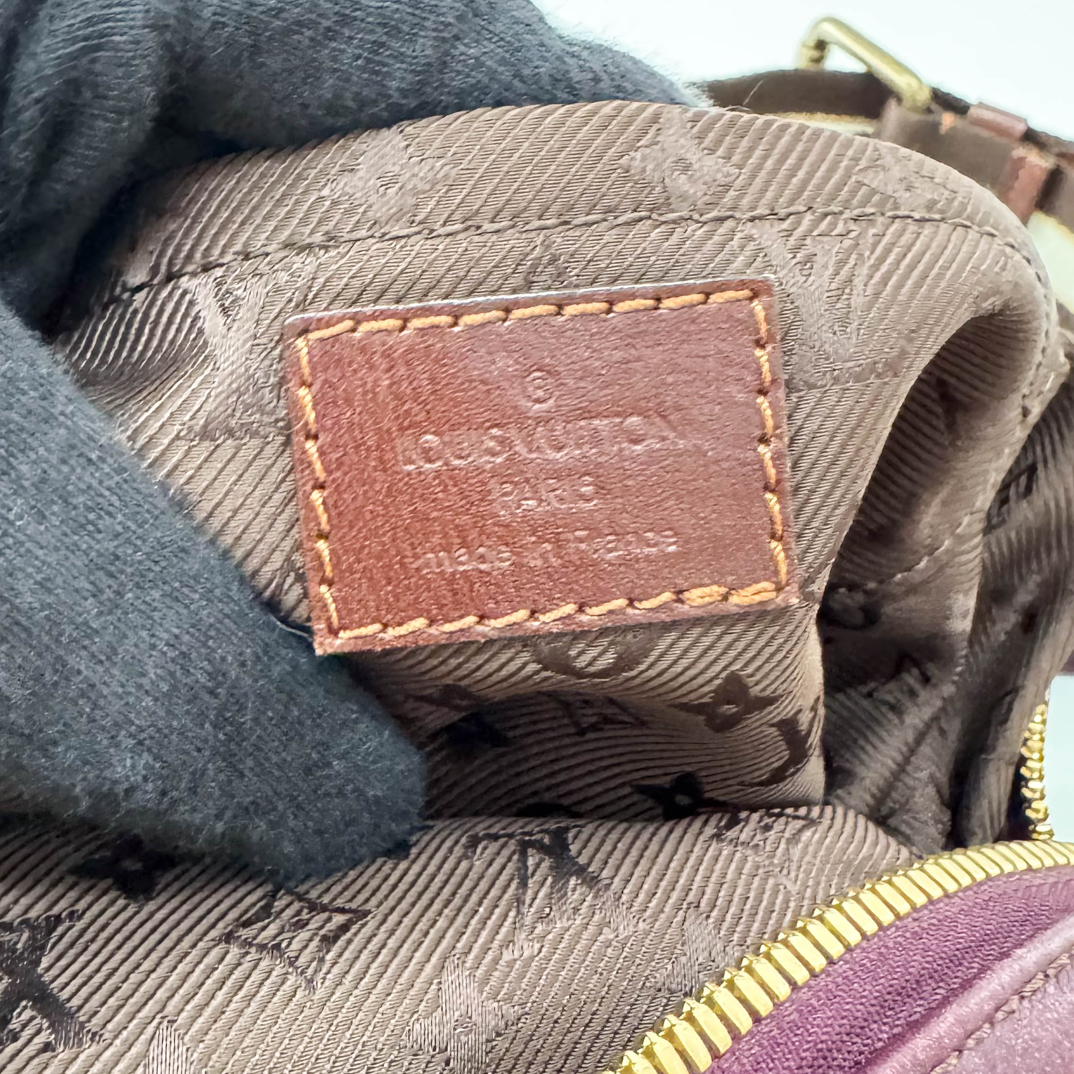 Purple Monogram Leather Limited Edition Onatah Bag