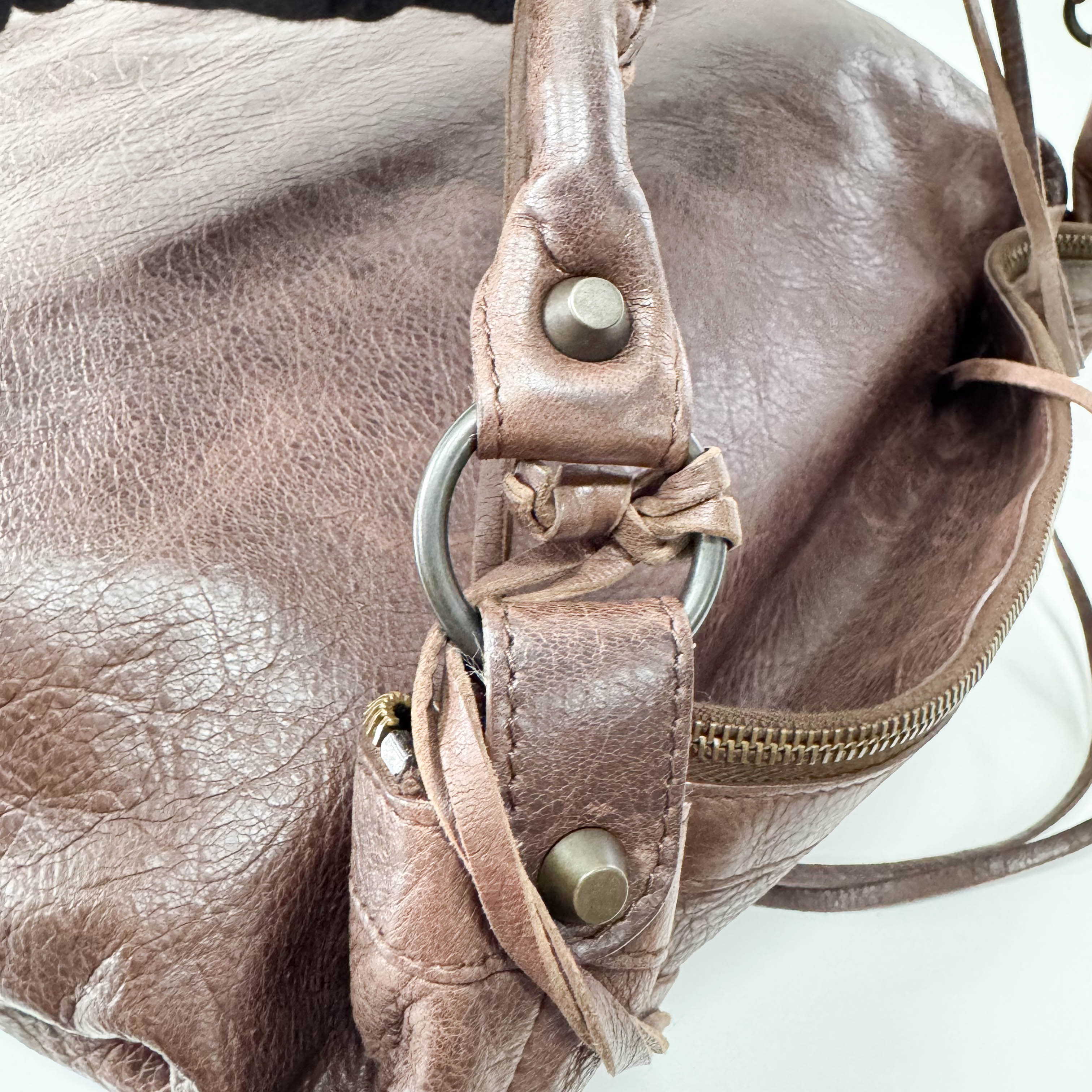 The Day Brown Leather Tote Shoulder Bag