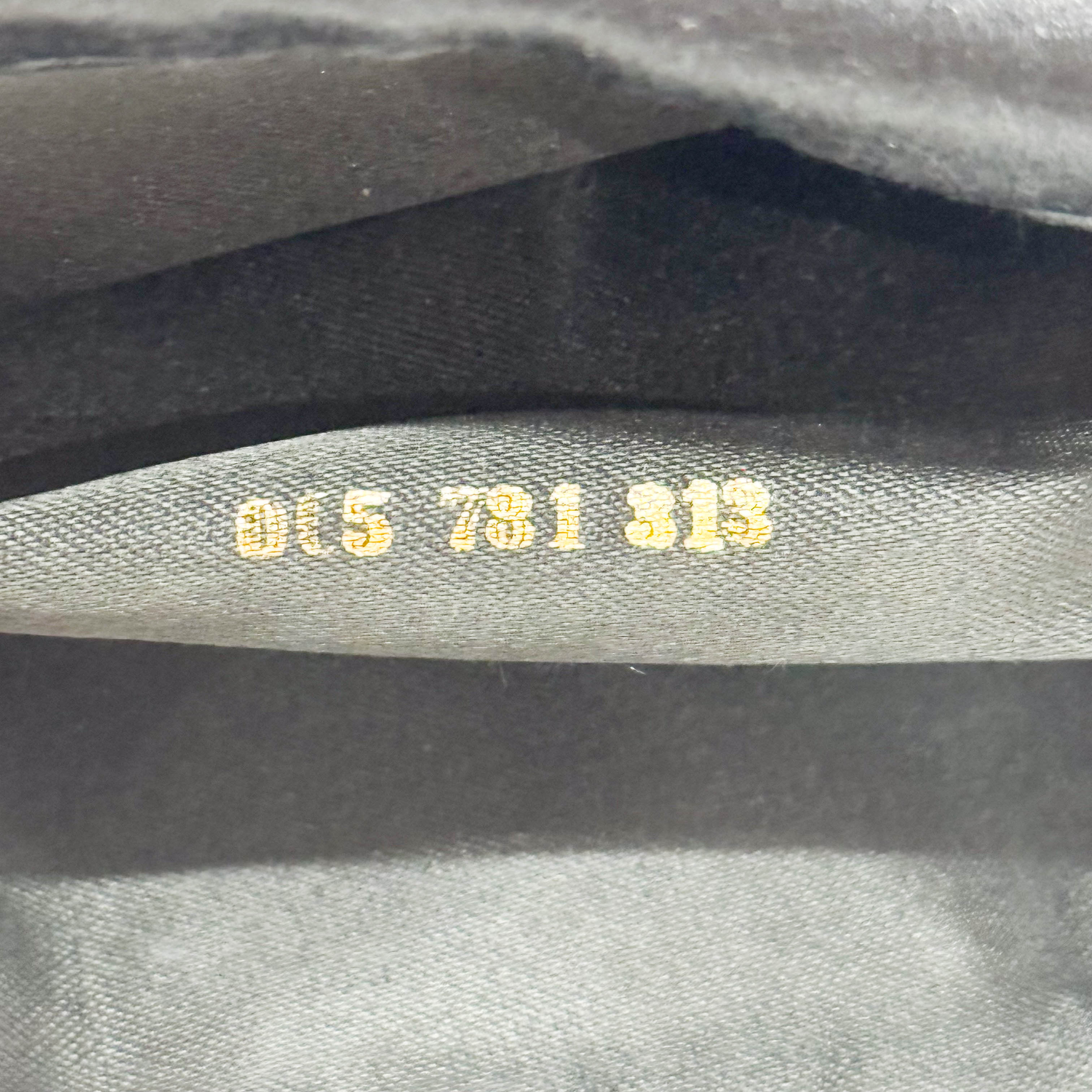 Horsebit Bijoux in Black Satin and Velvet Bag