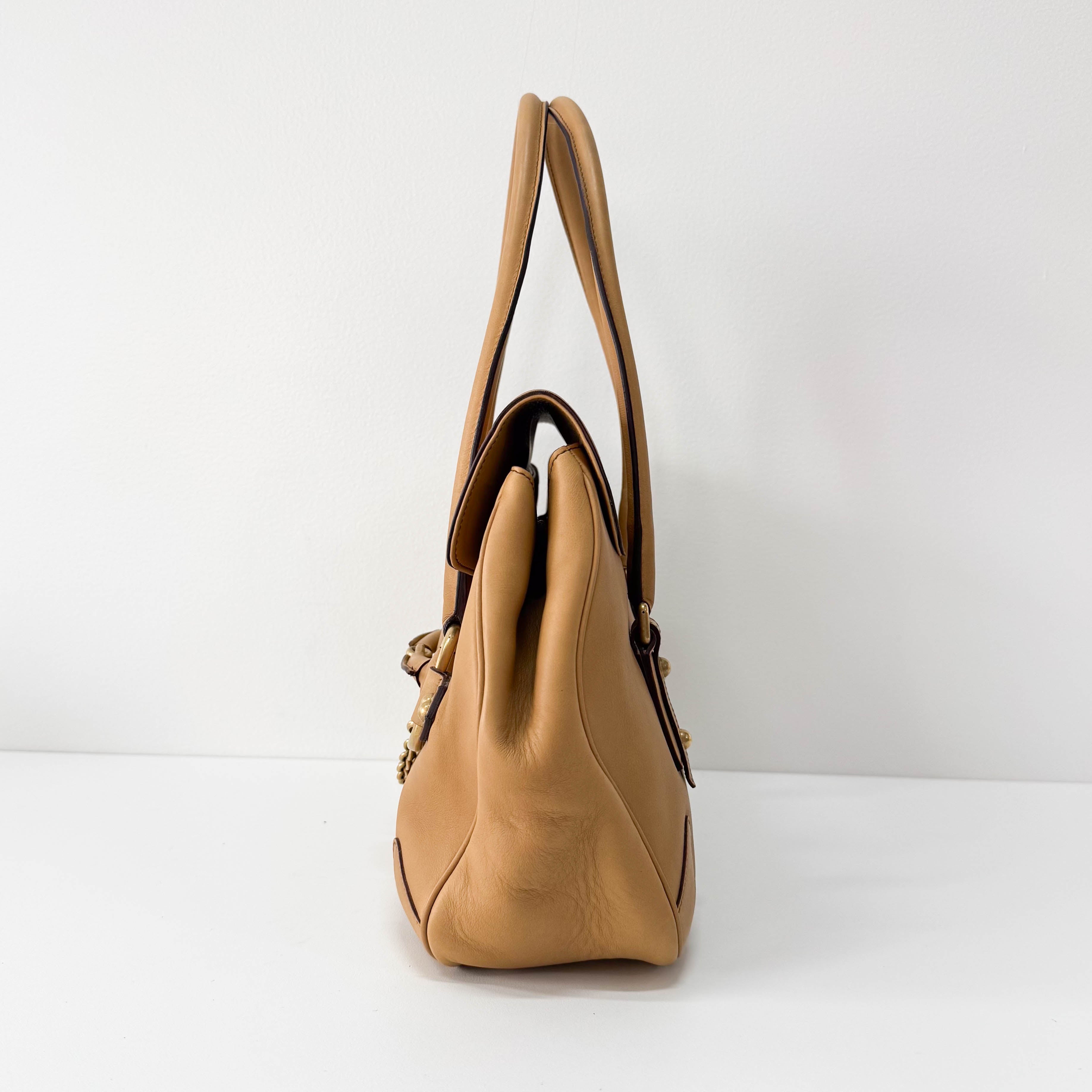 Horsebit Leather Bag