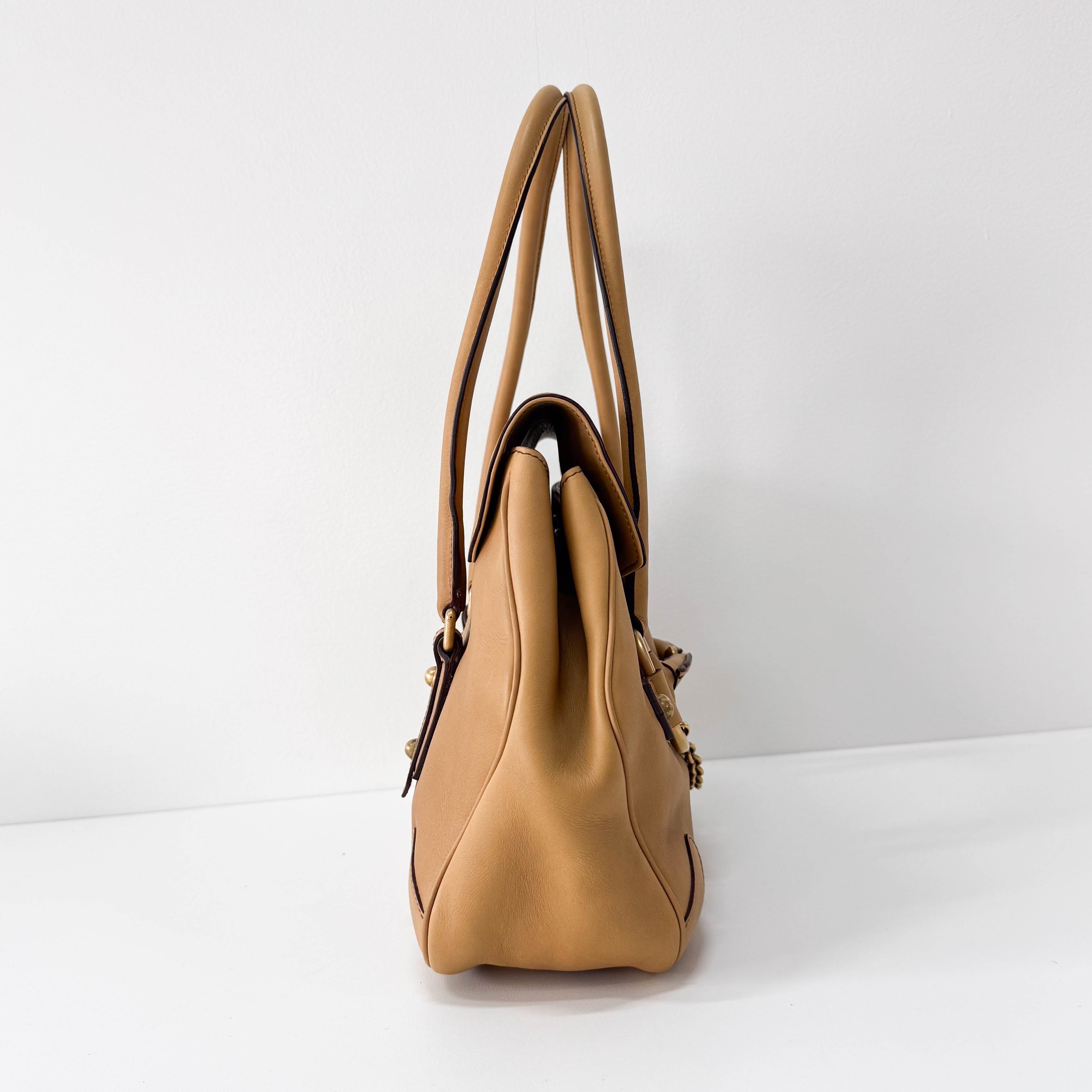 Horsebit Leather Bag
