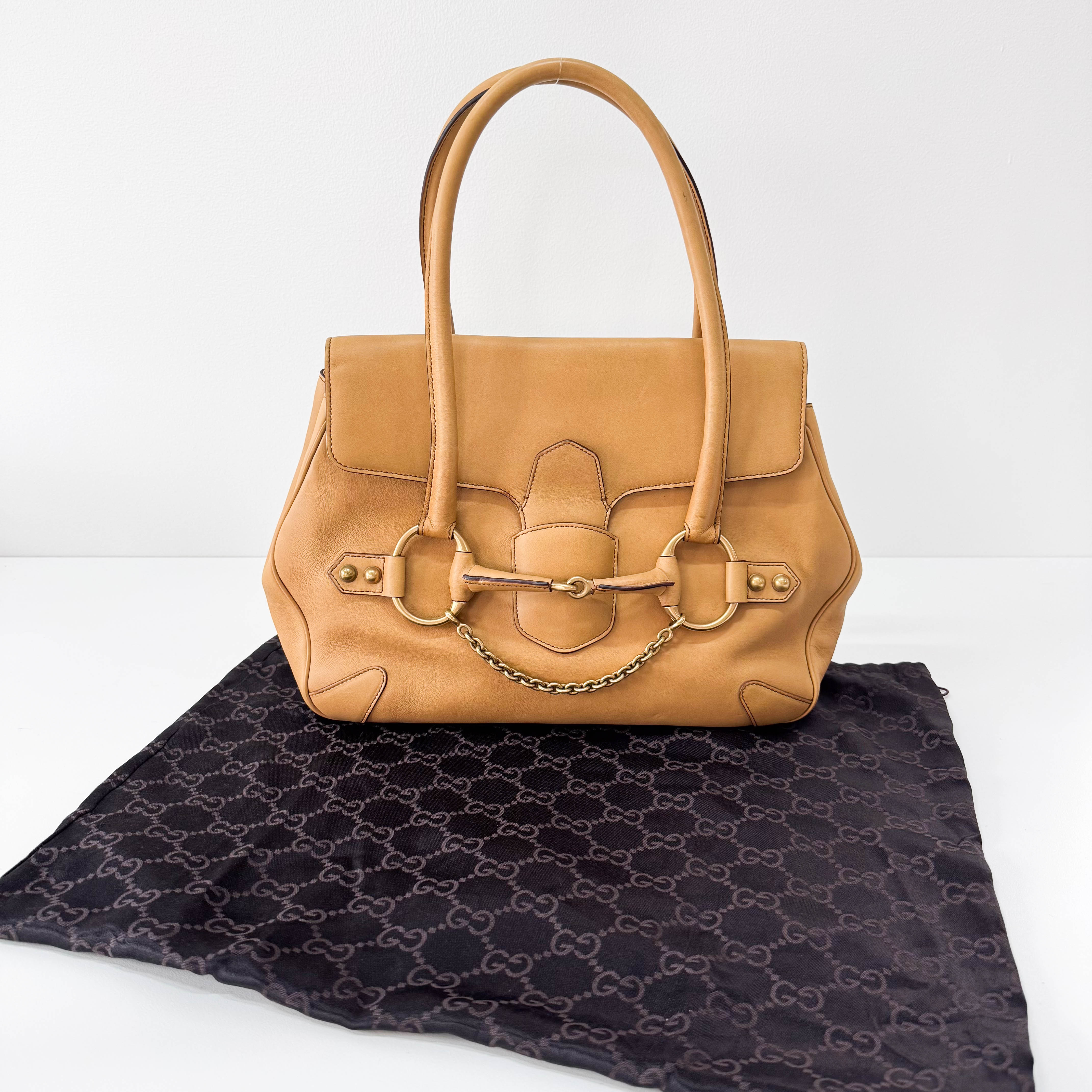 Horsebit Leather Bag