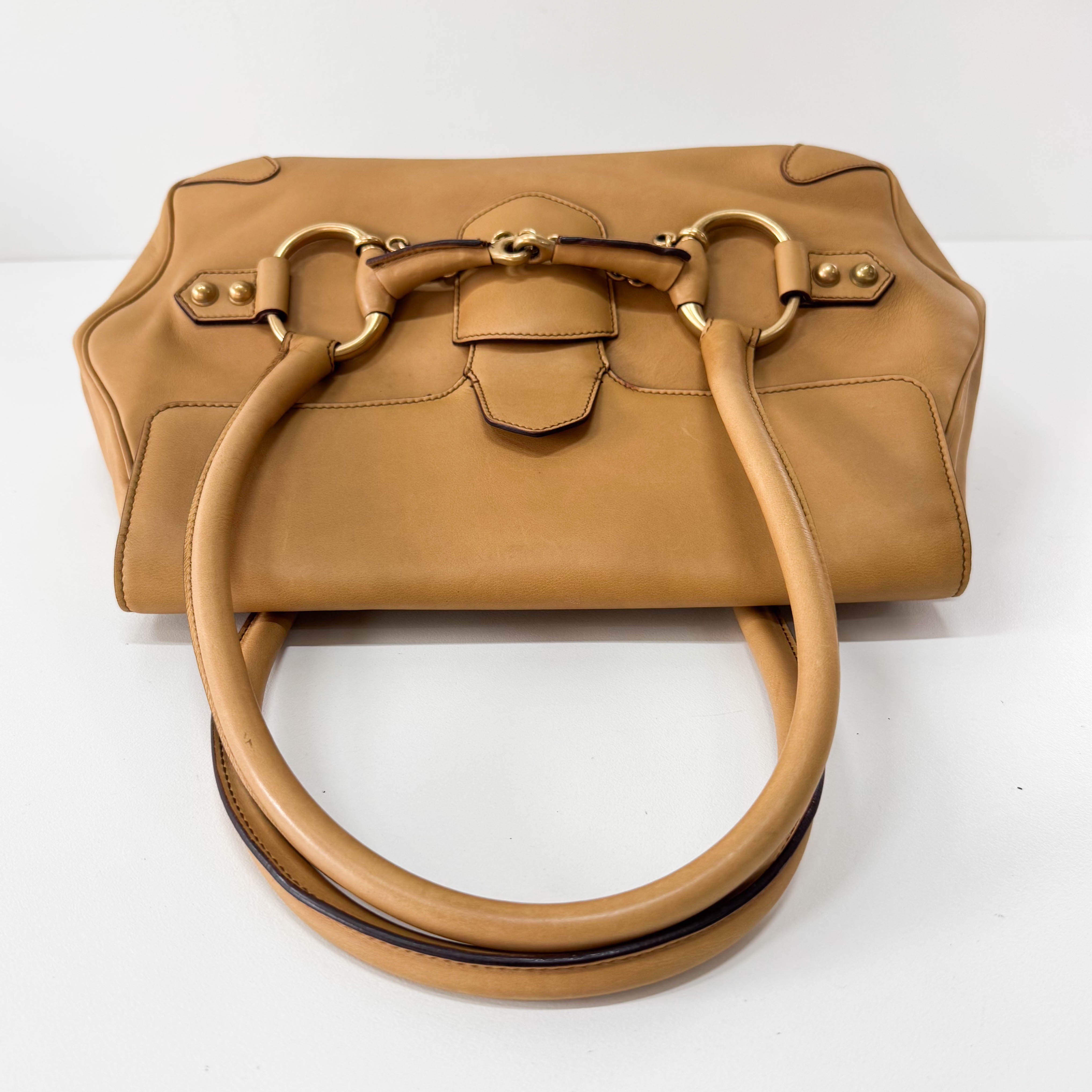Horsebit Leather Bag