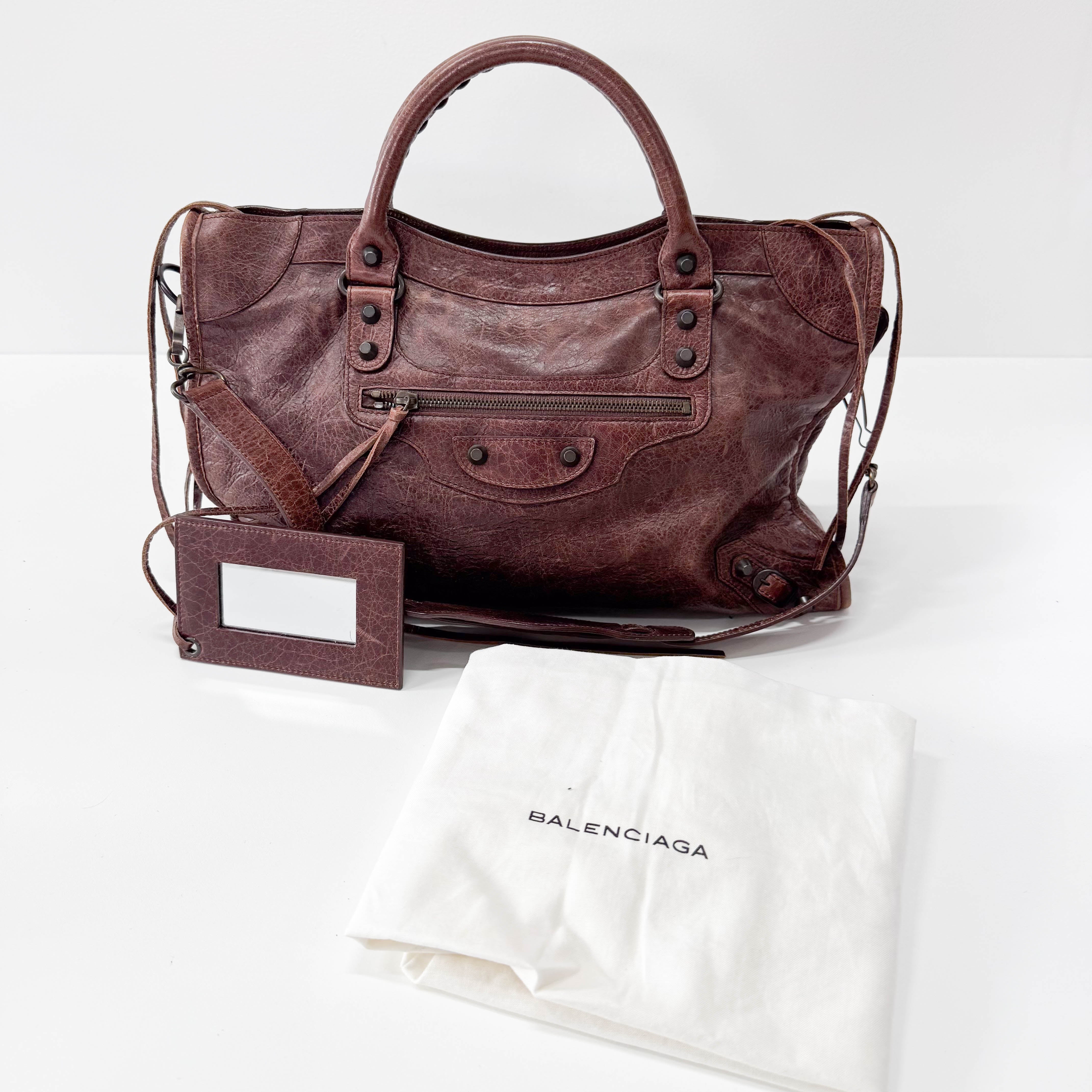 Giant City Brown Leather Bag