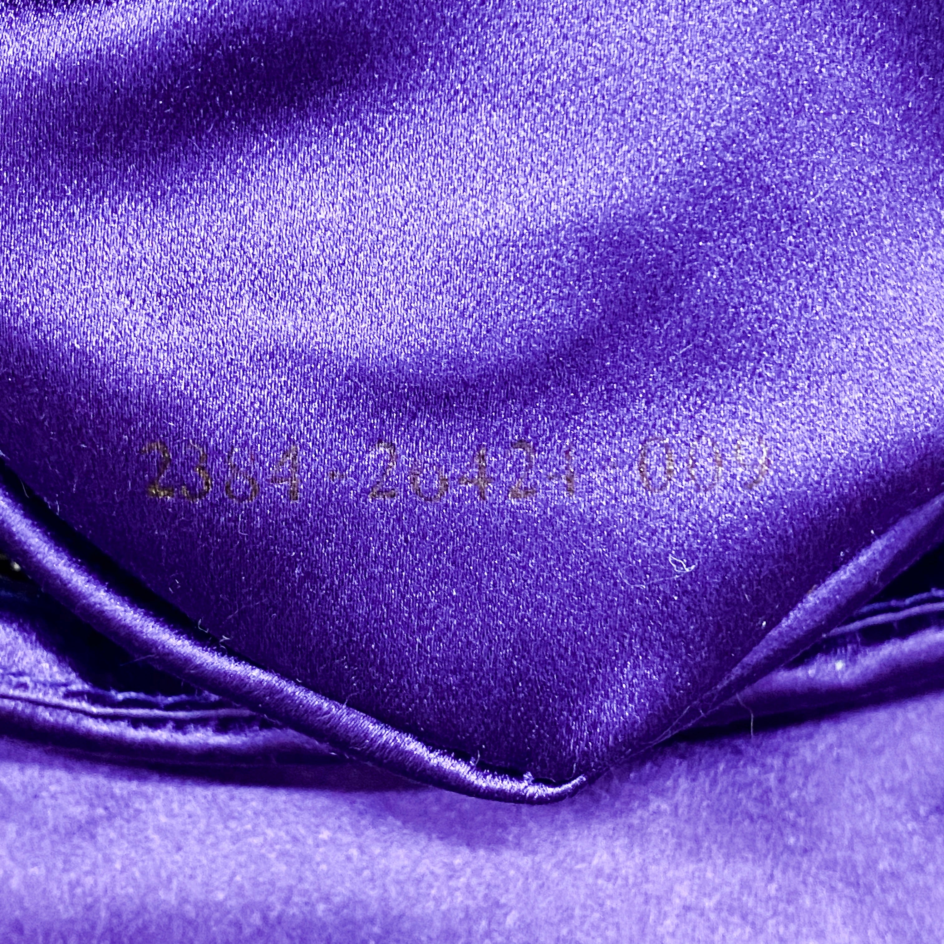 Baguette Zucchino Brown Fur & Coated Canvas Bag