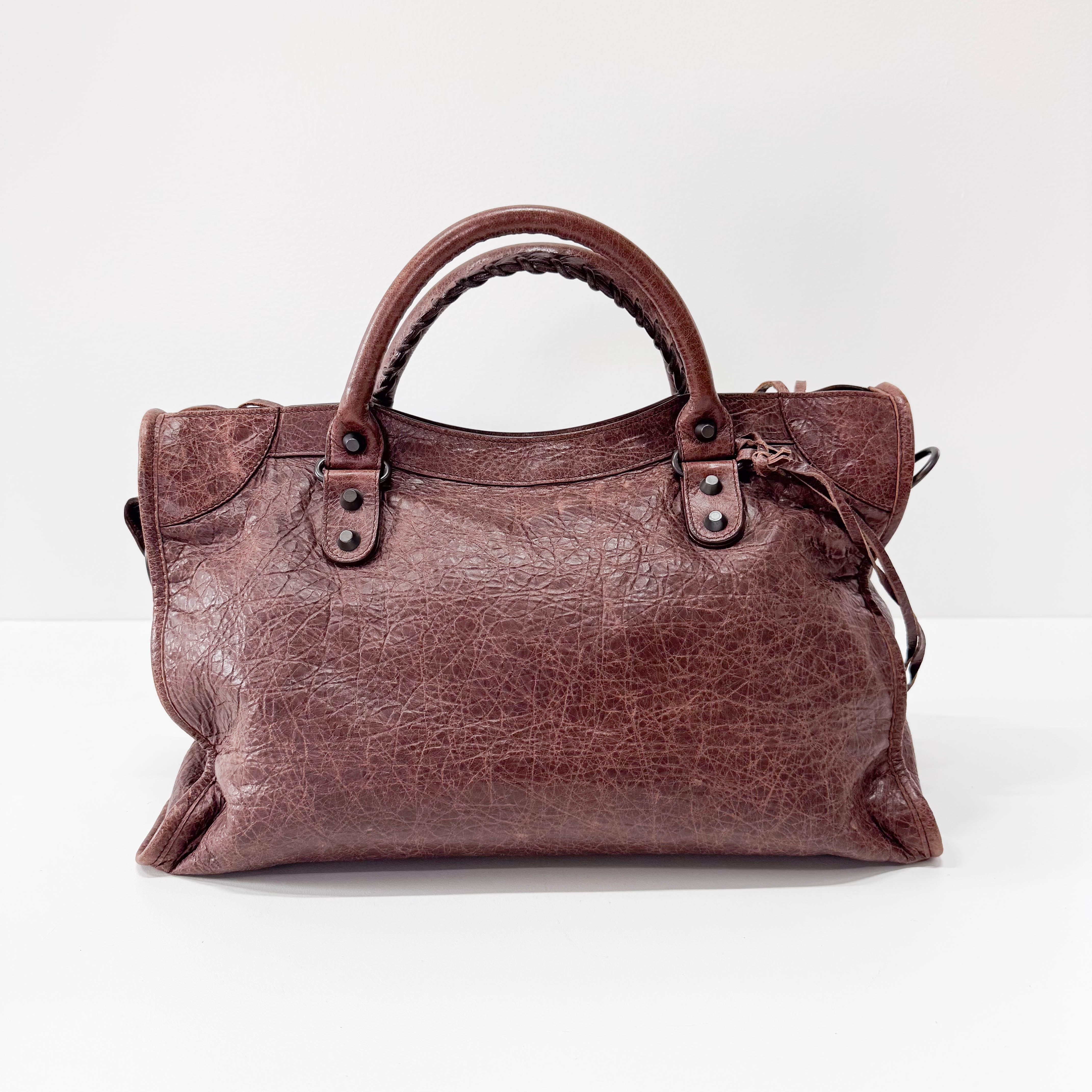 Giant City Brown Leather Bag
