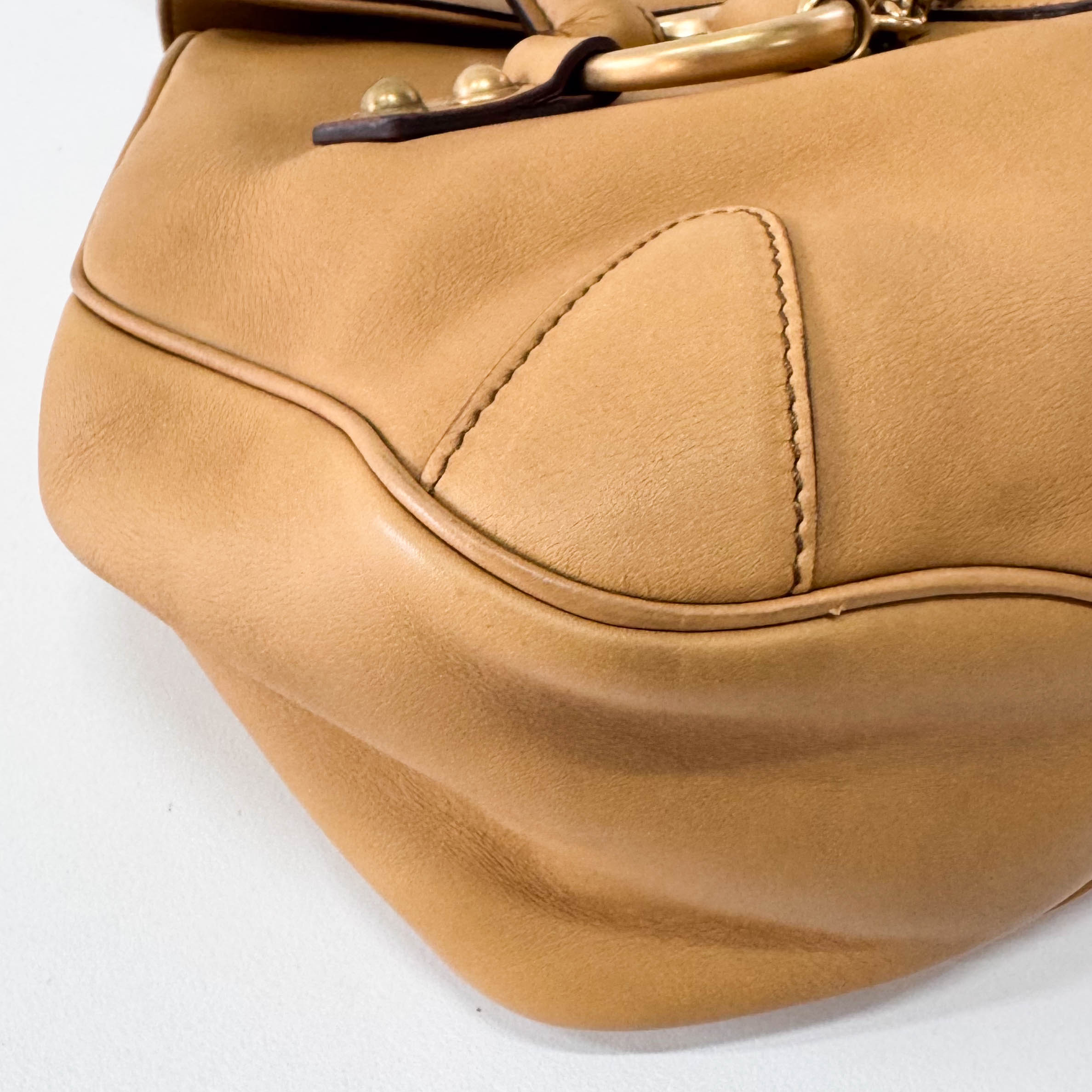 Horsebit Leather Bag