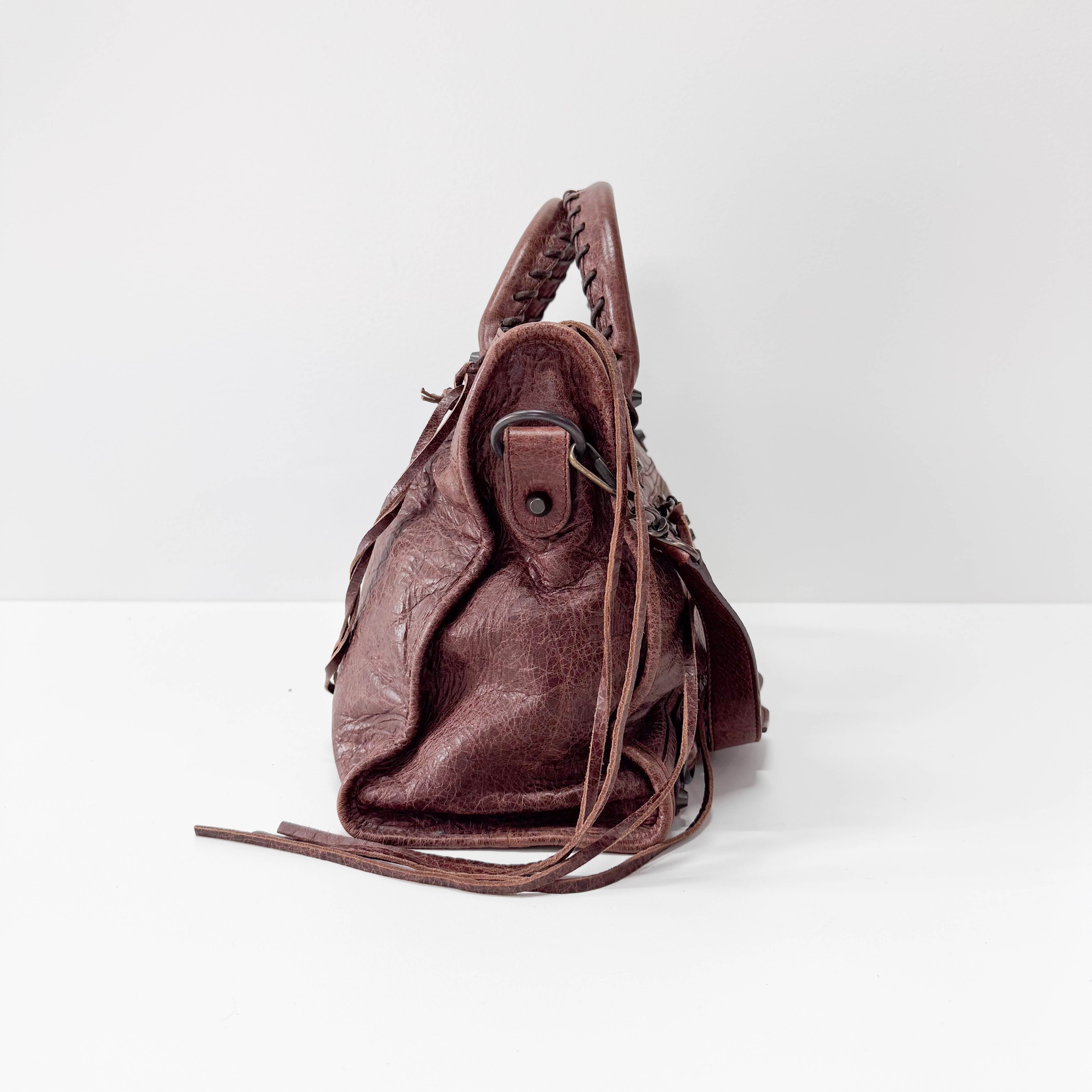 Giant City Brown Leather Bag
