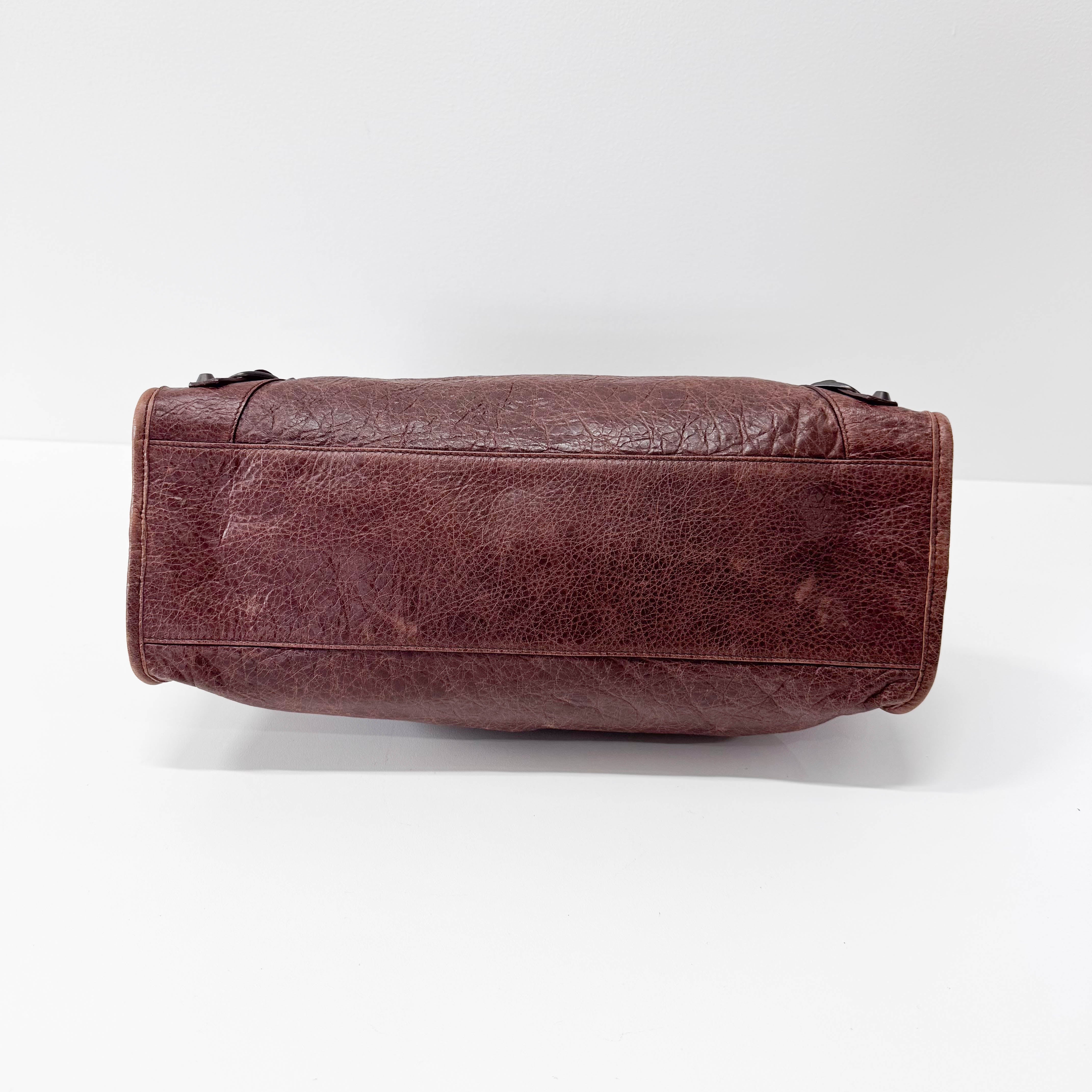 Giant City Brown Leather Bag