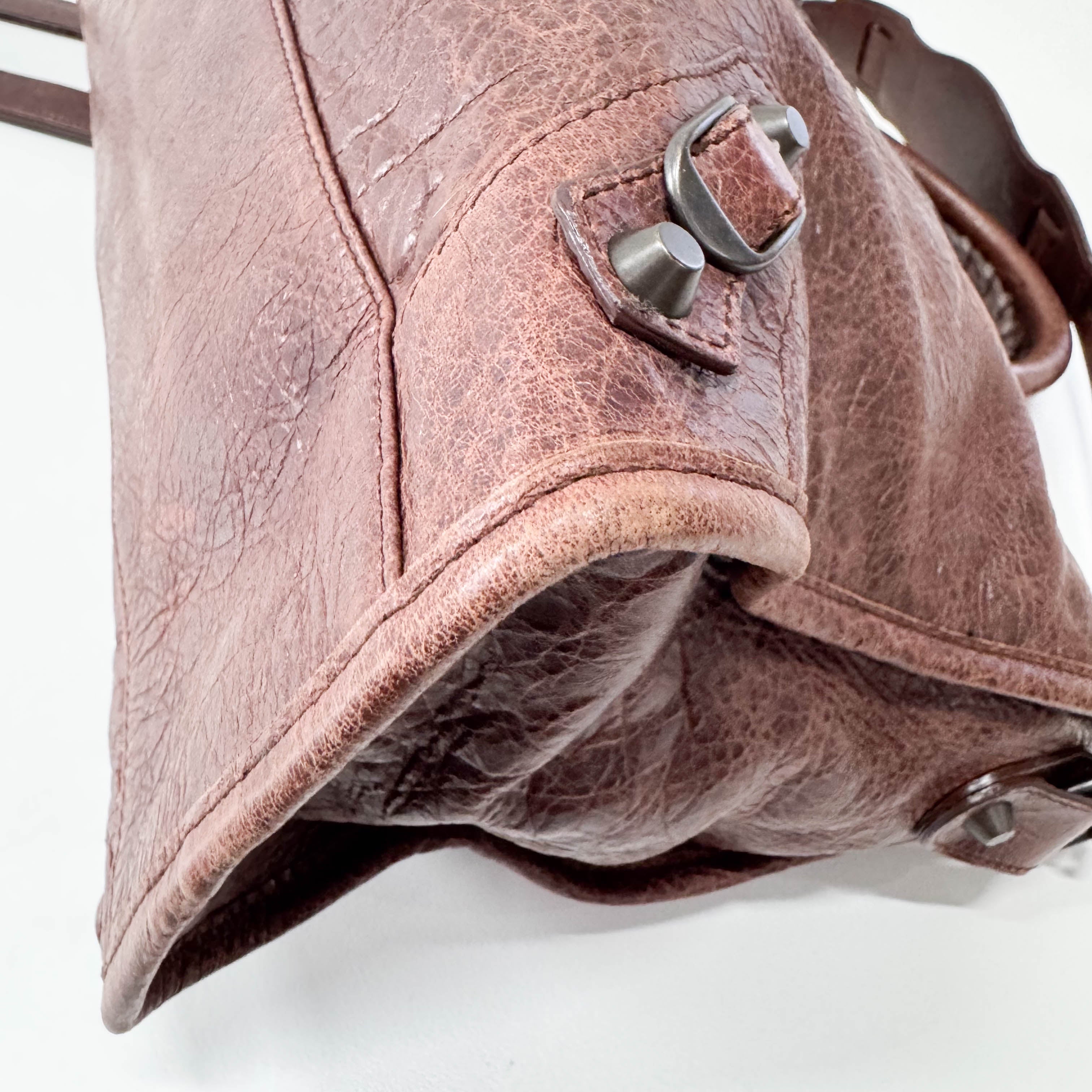 Giant City Brown Leather Bag