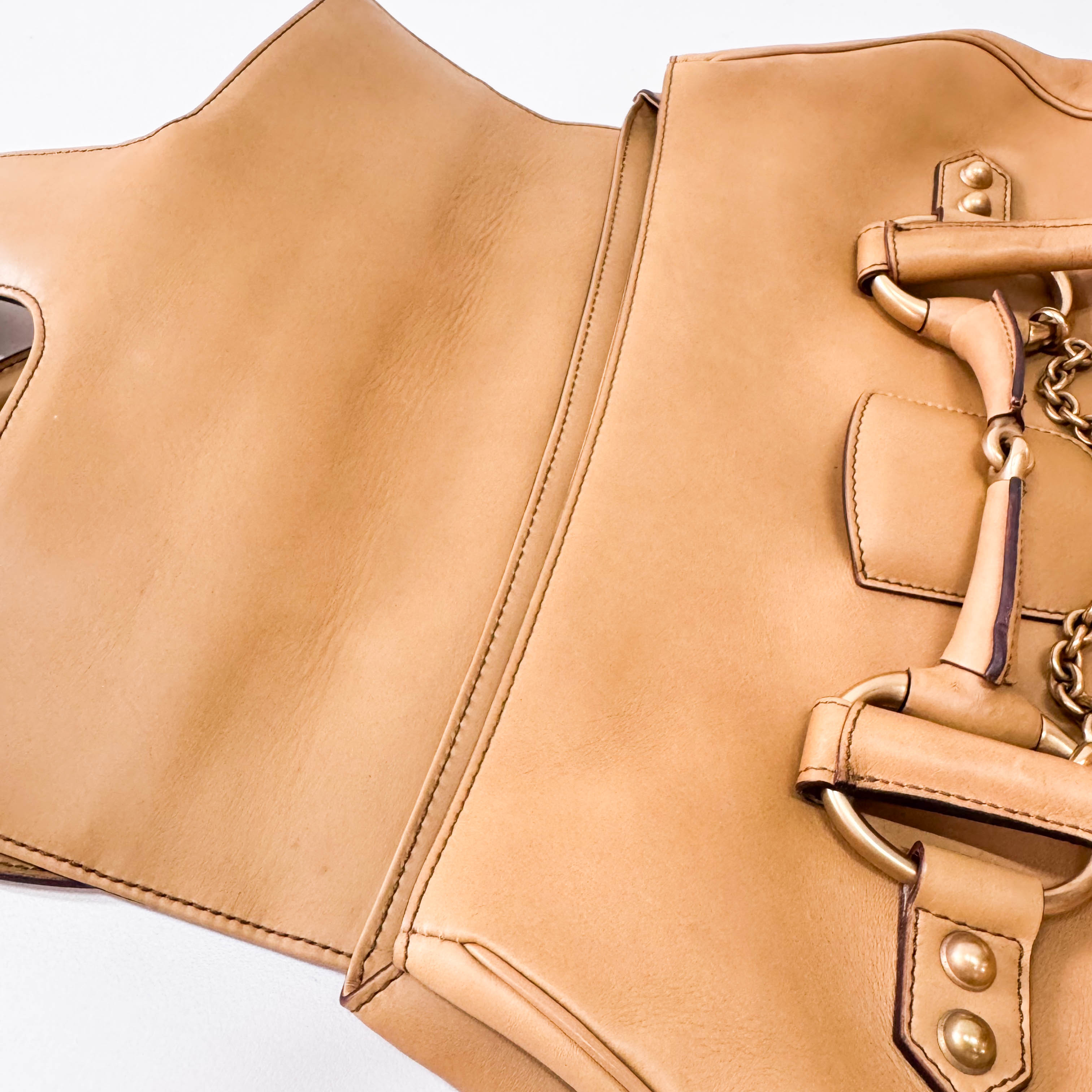 Horsebit Leather Bag