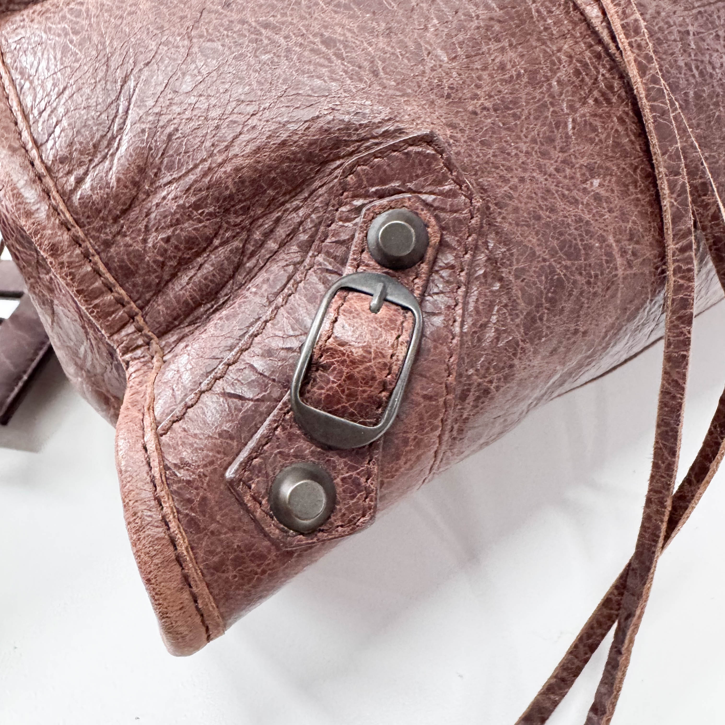 Giant City Brown Leather Bag