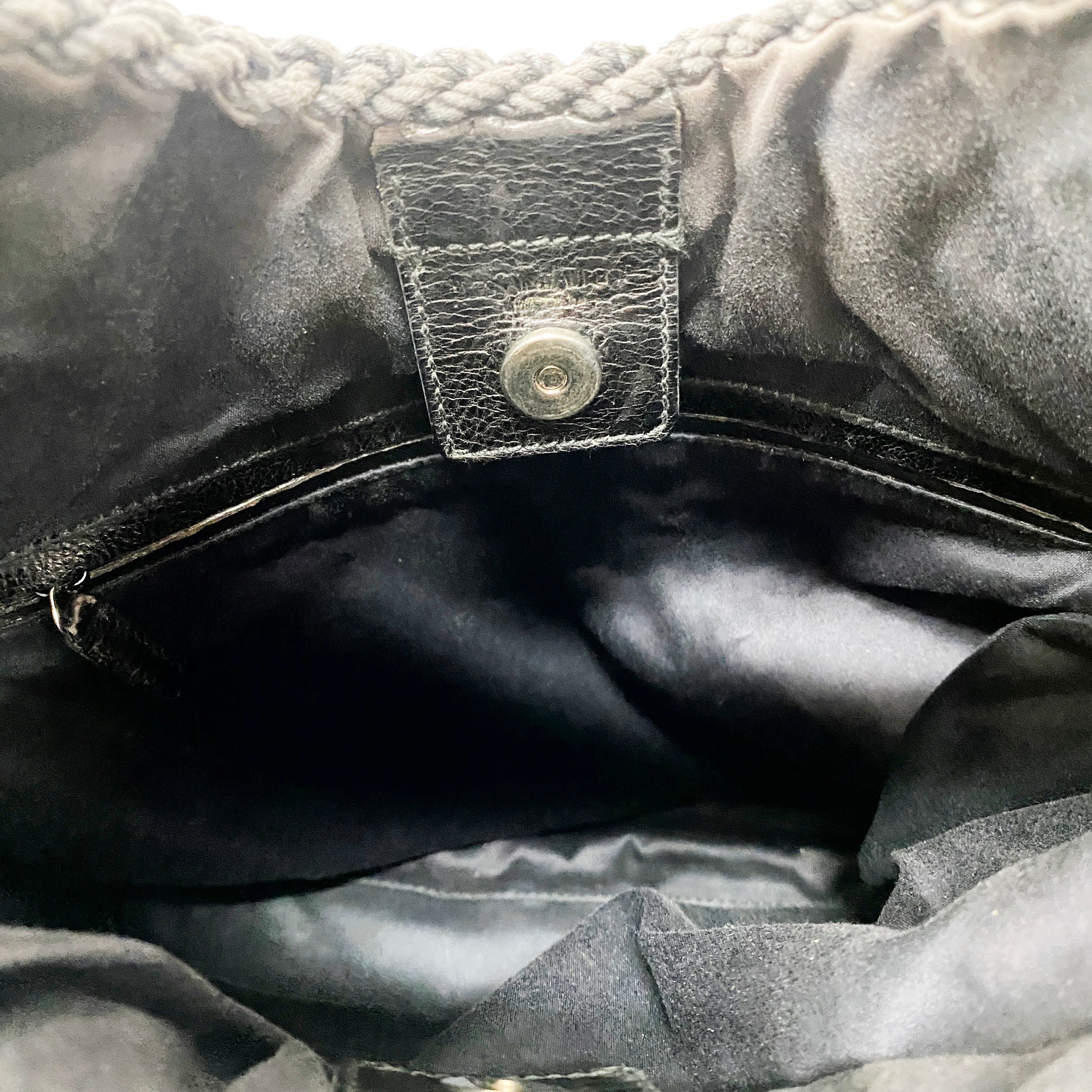 Mombasa Navy Raffia Shoulder Bag