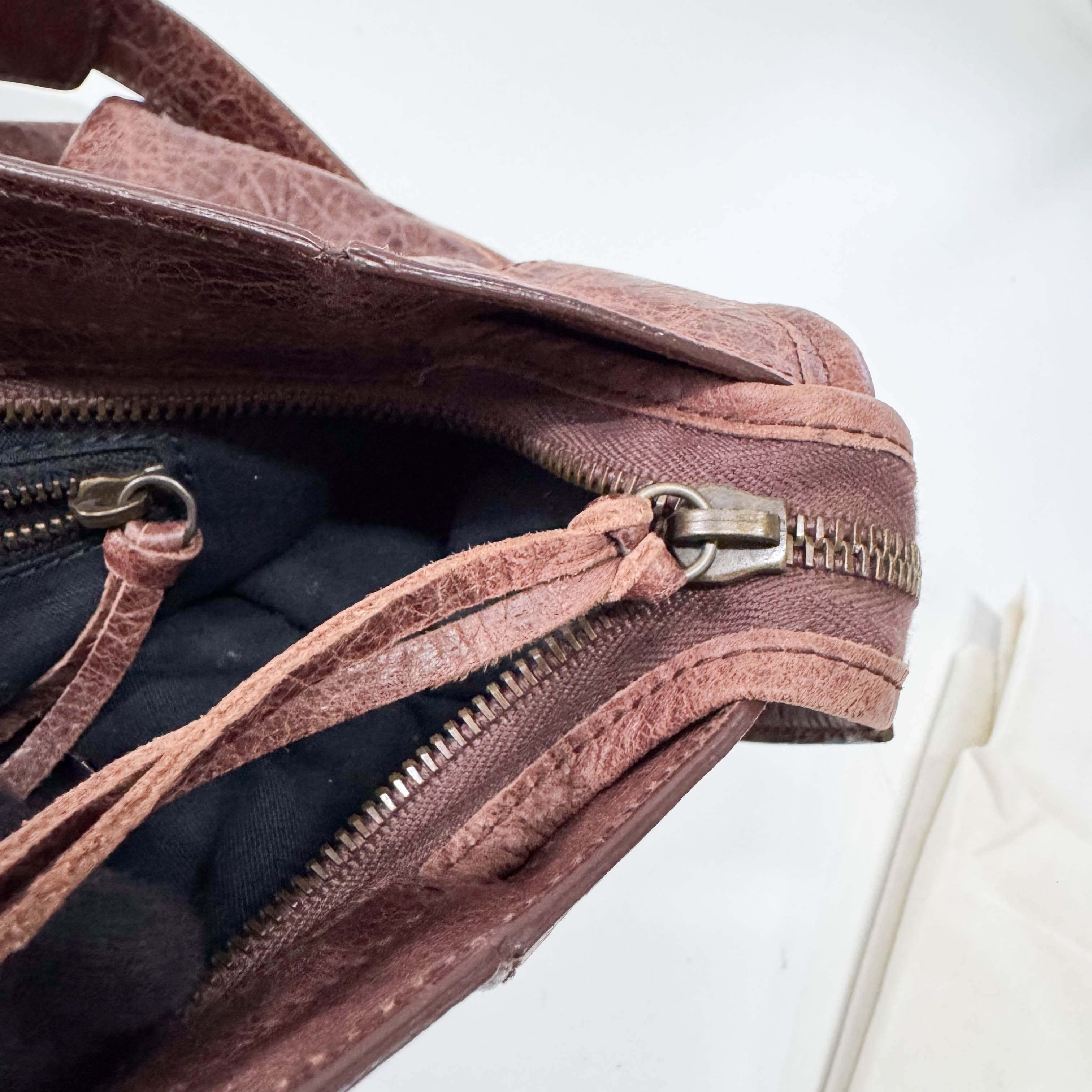 Giant City Brown Leather Bag