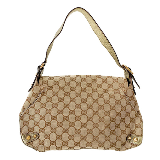 GG Canvas Brown Shoulder Bag