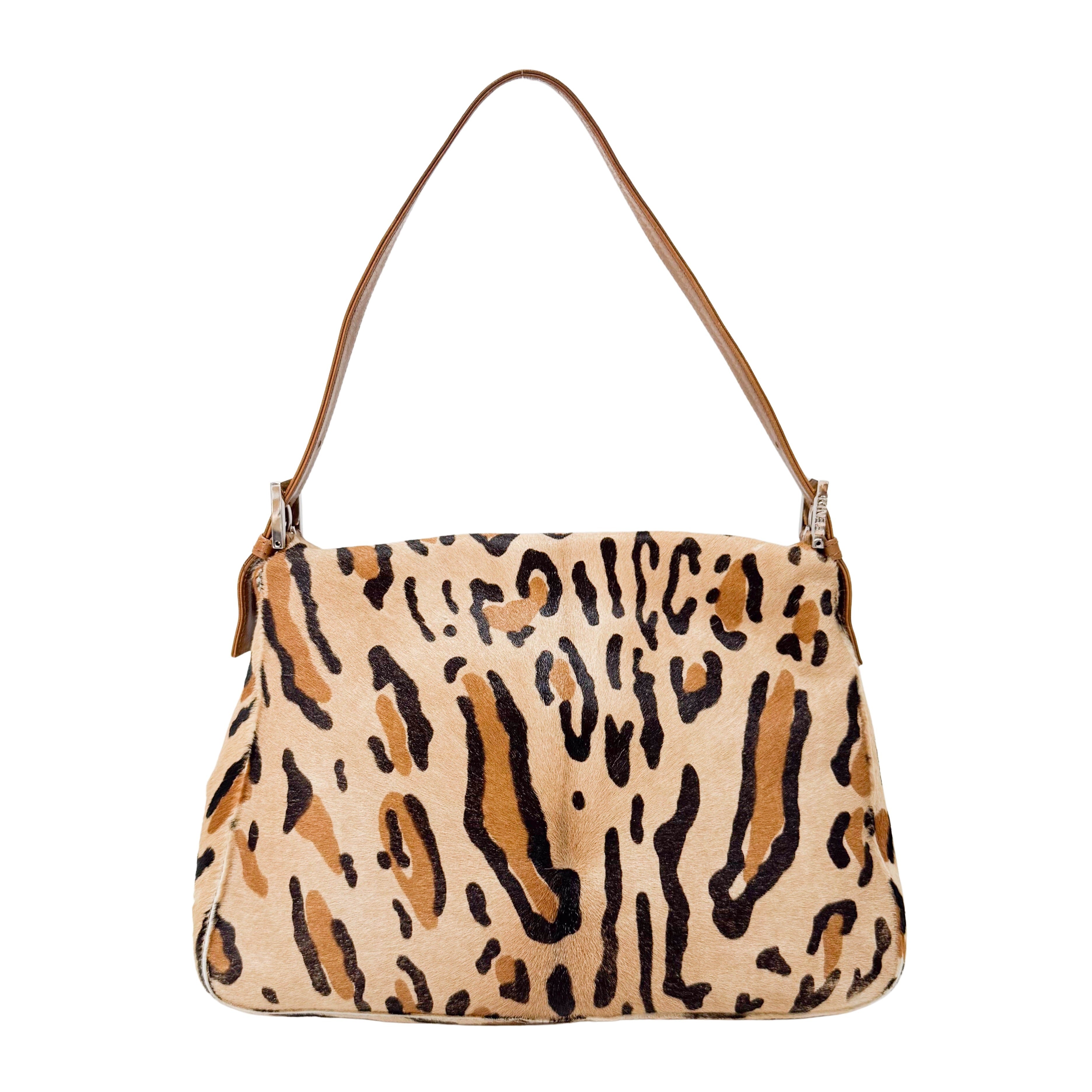 Mamma Baguette Leopard Print Bag