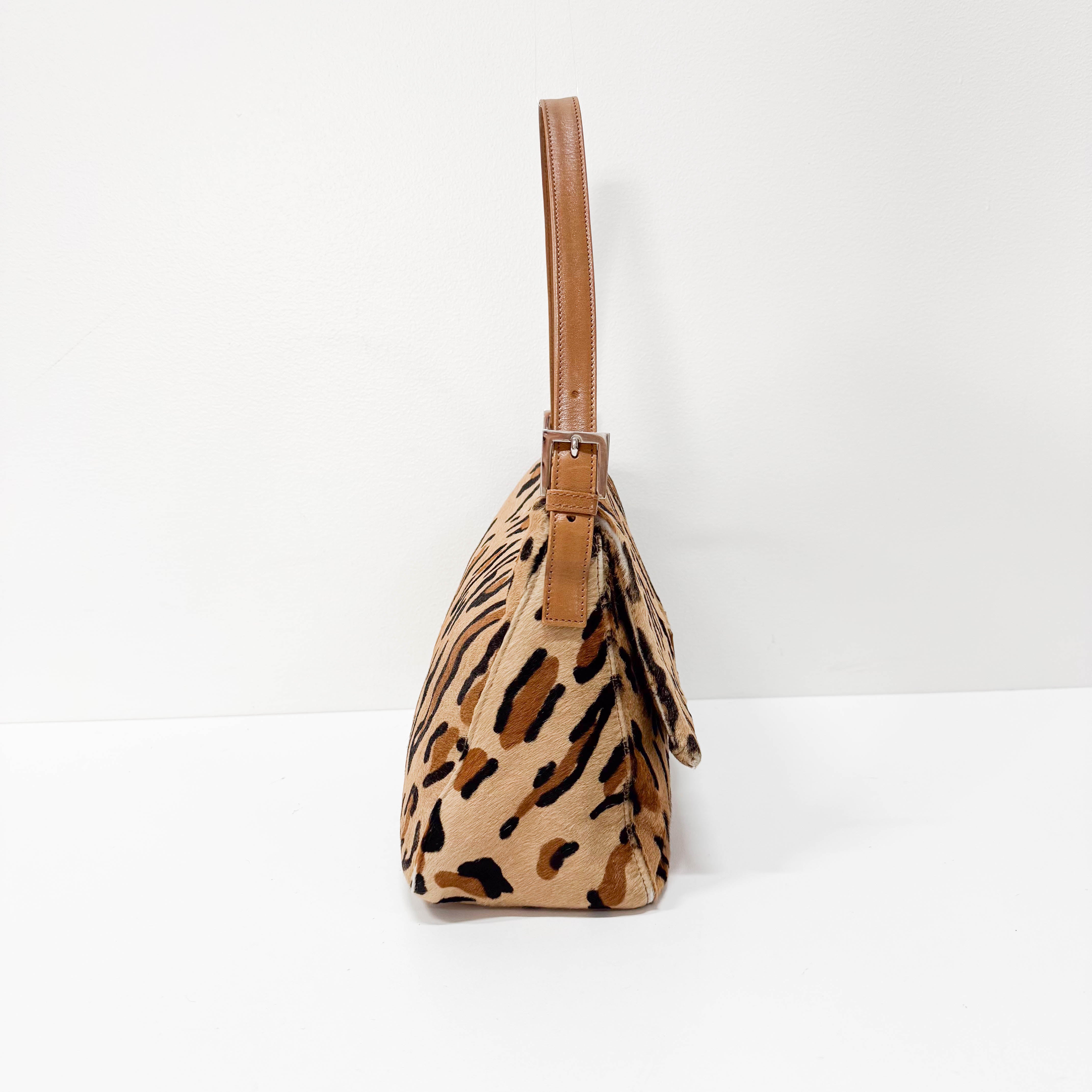 Mamma Baguette Leopard Print Bag