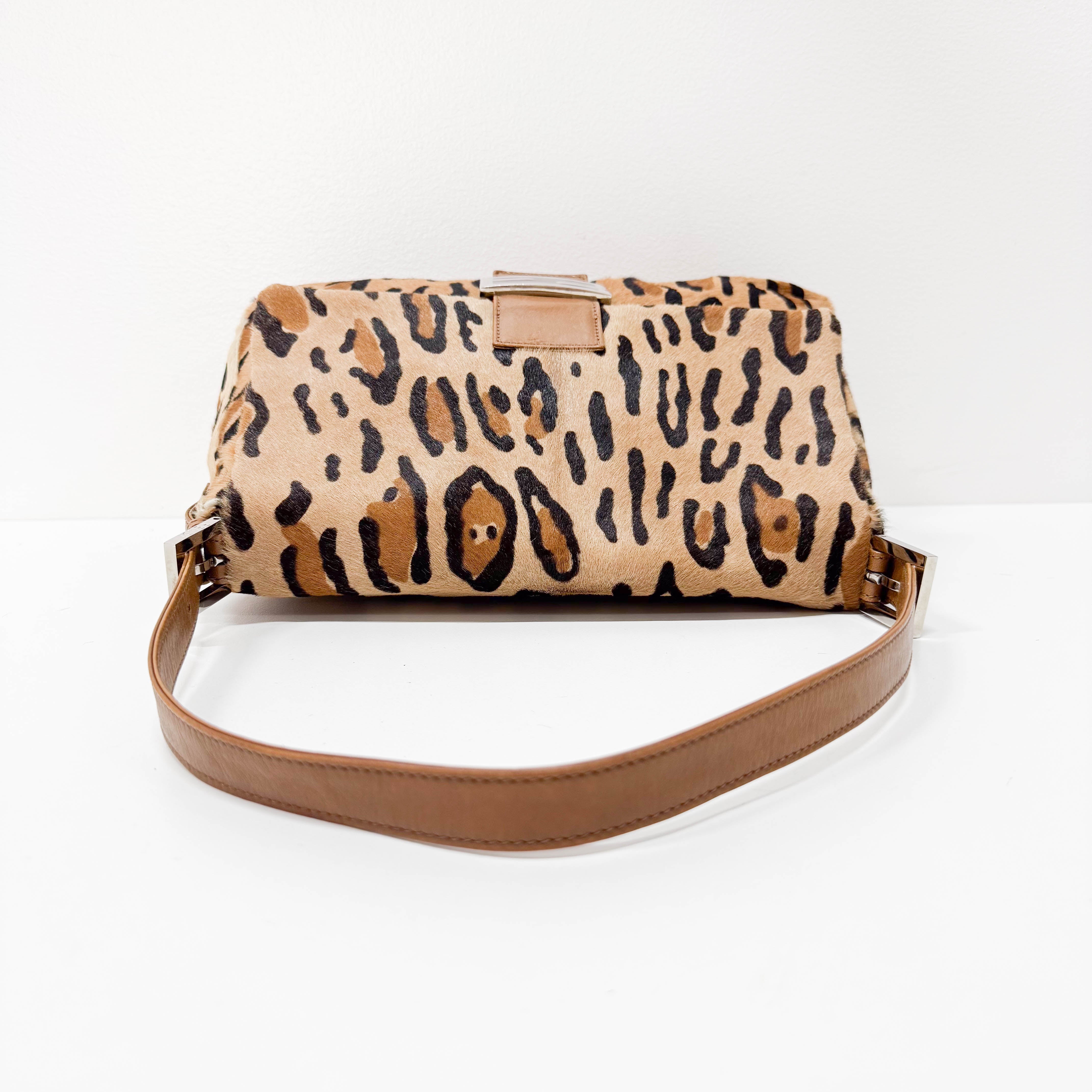 Mamma Baguette Leopard Print Bag