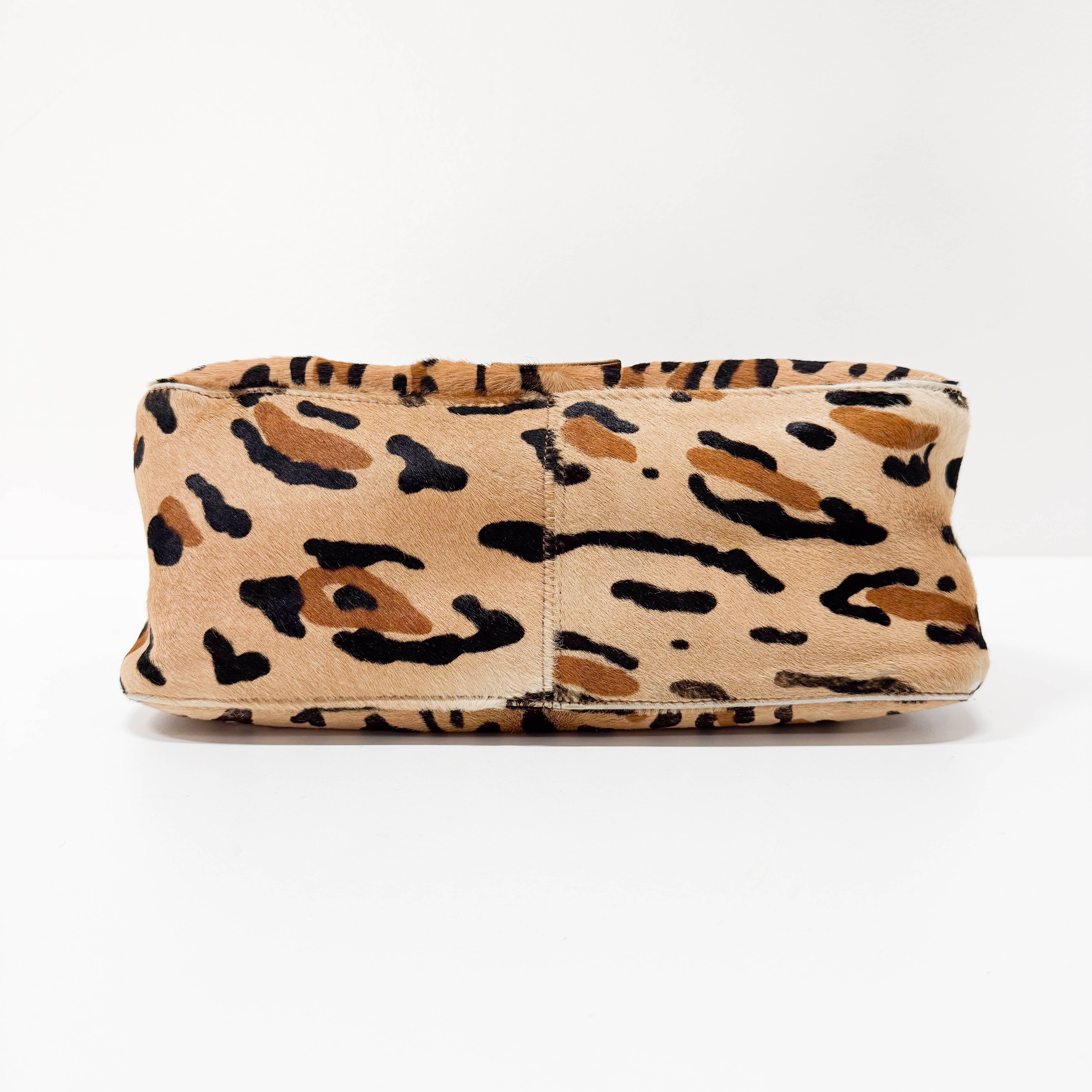 Mamma Baguette Leopard Print Bag