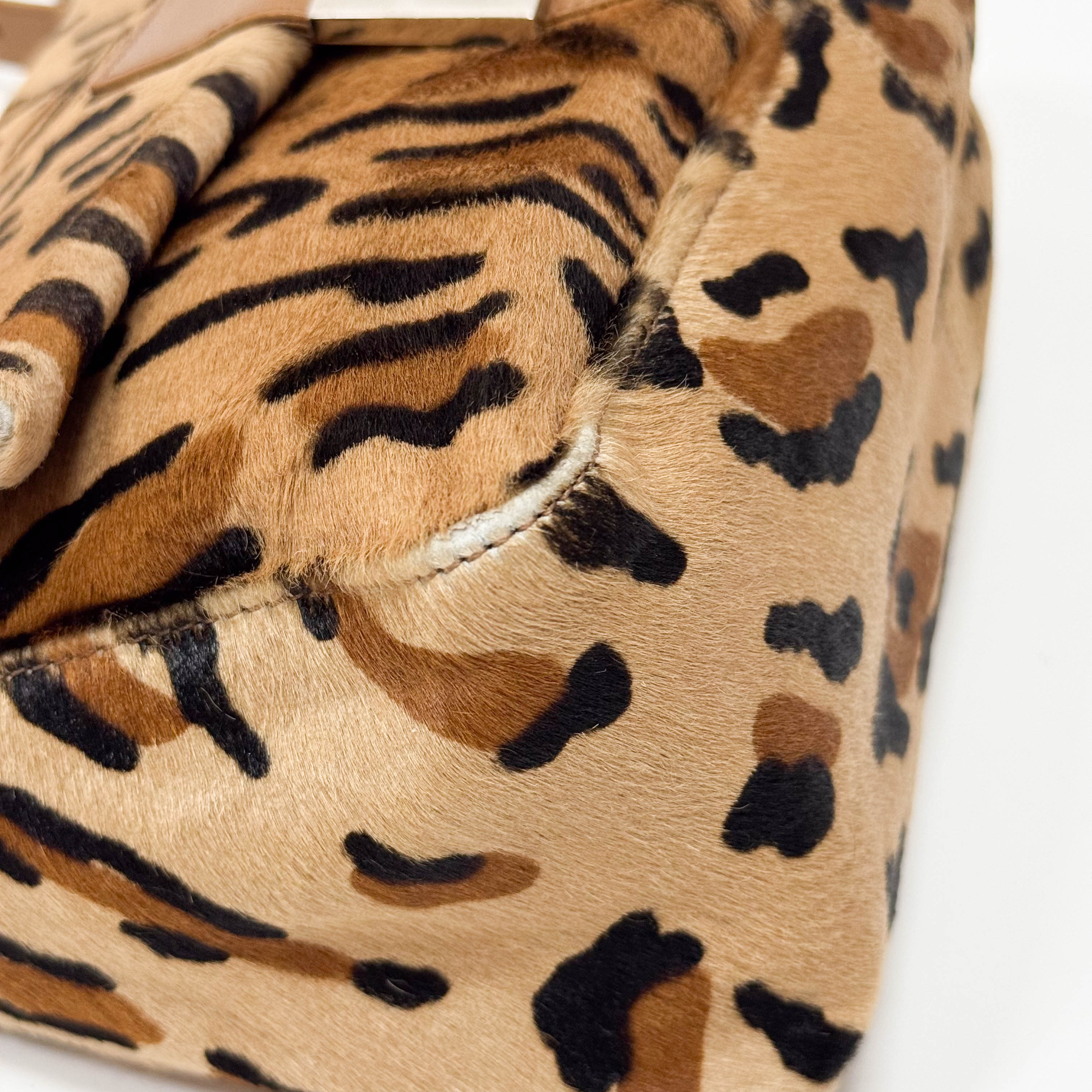 Mamma Baguette Leopard Print Bag