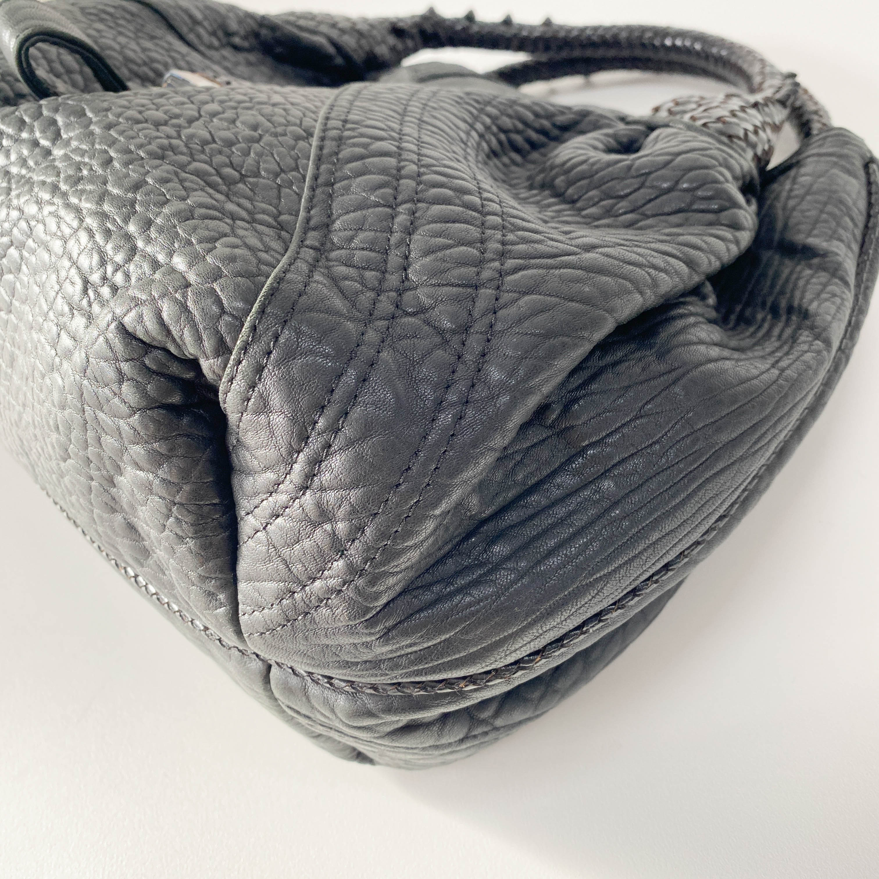 Spy Black Leather Bag